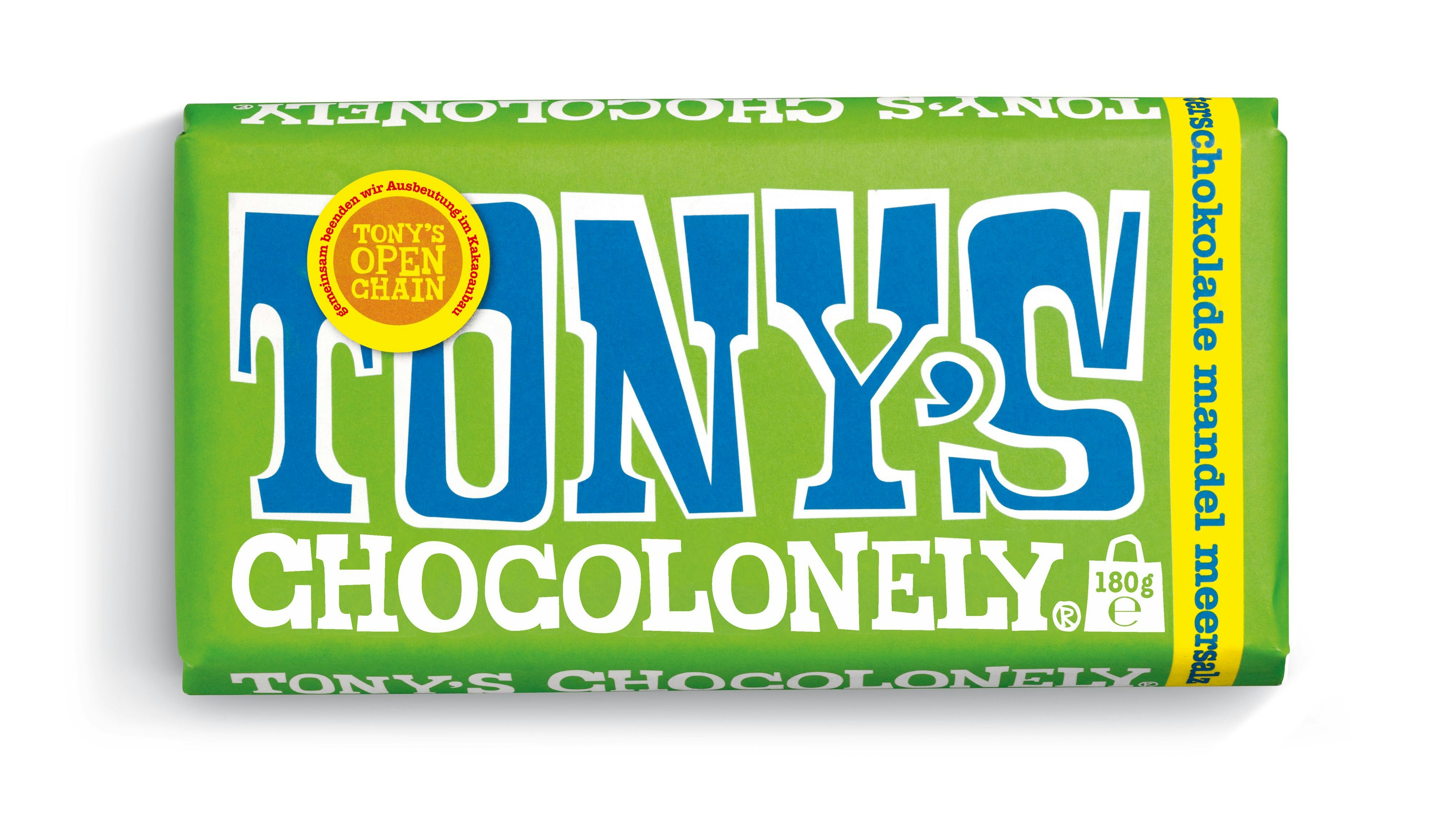 Tony’s Chocolonely ruft bestimmte Chargen der "Zartbitter Mandel Meersalz"-Tafelschokolade in den Größen 180 g und 90 g in Österreich zurück.
