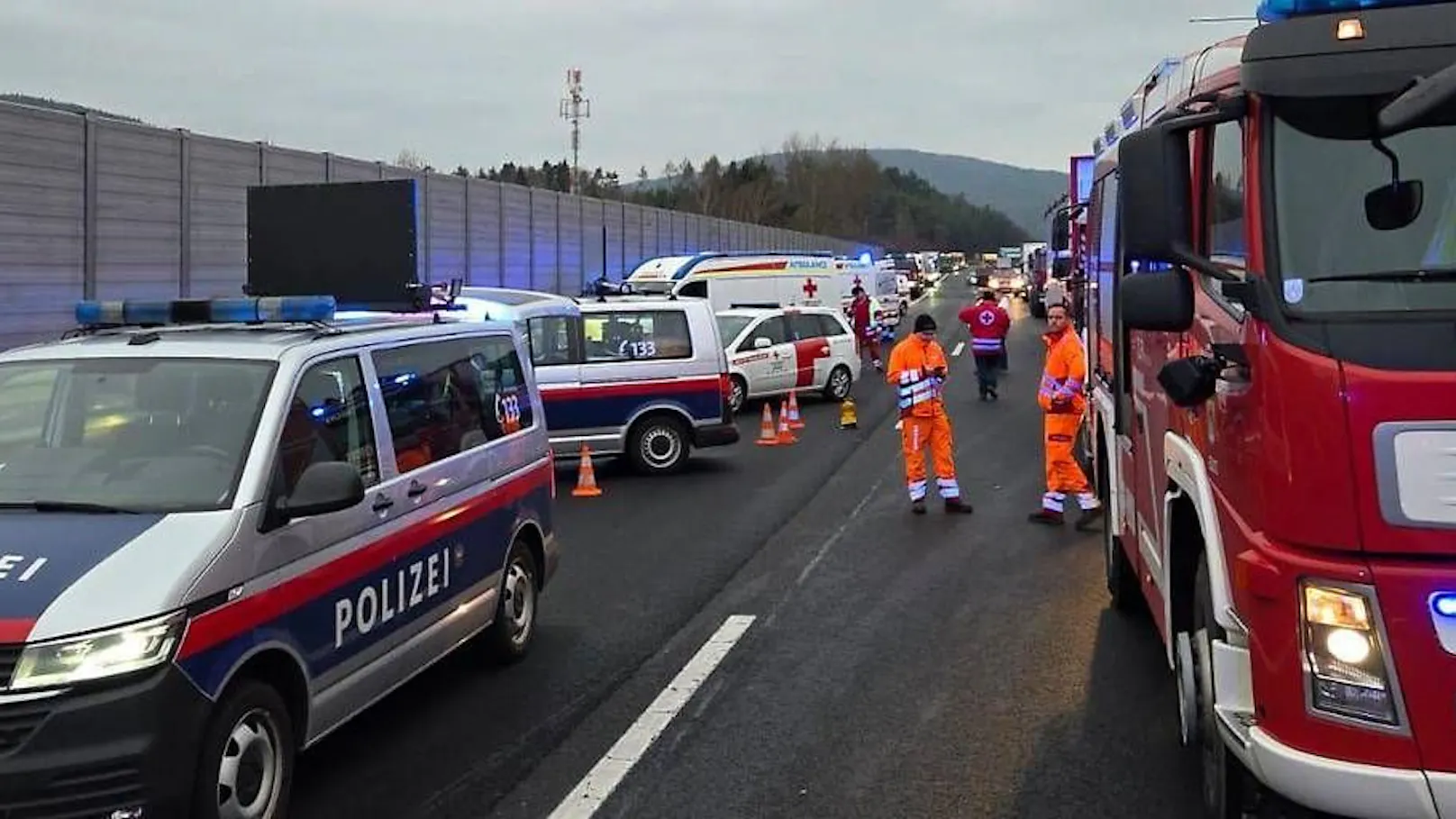 unfall auf der a2 gestern