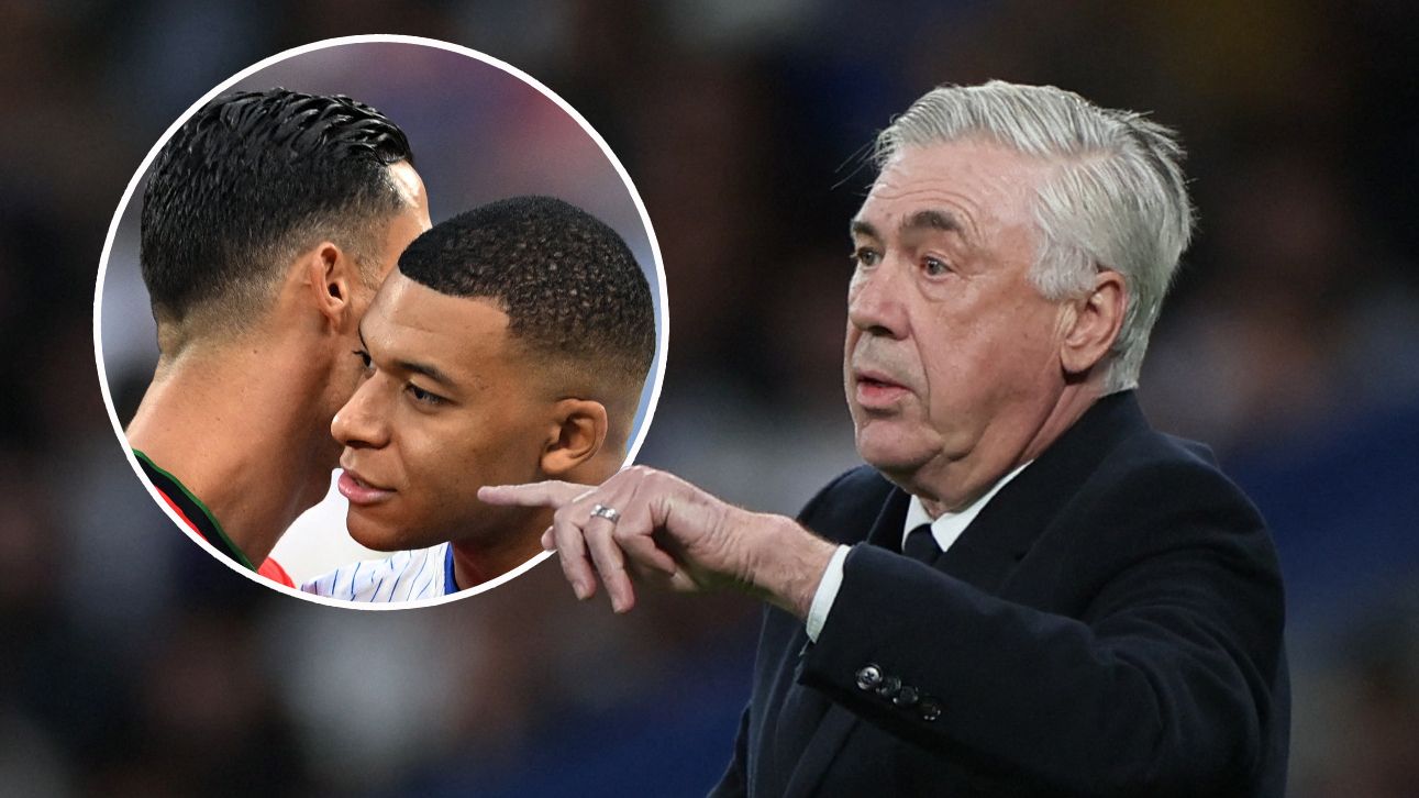 Carlo Ancelotti über Kylian Mbappe und Cristiano Ronaldo.