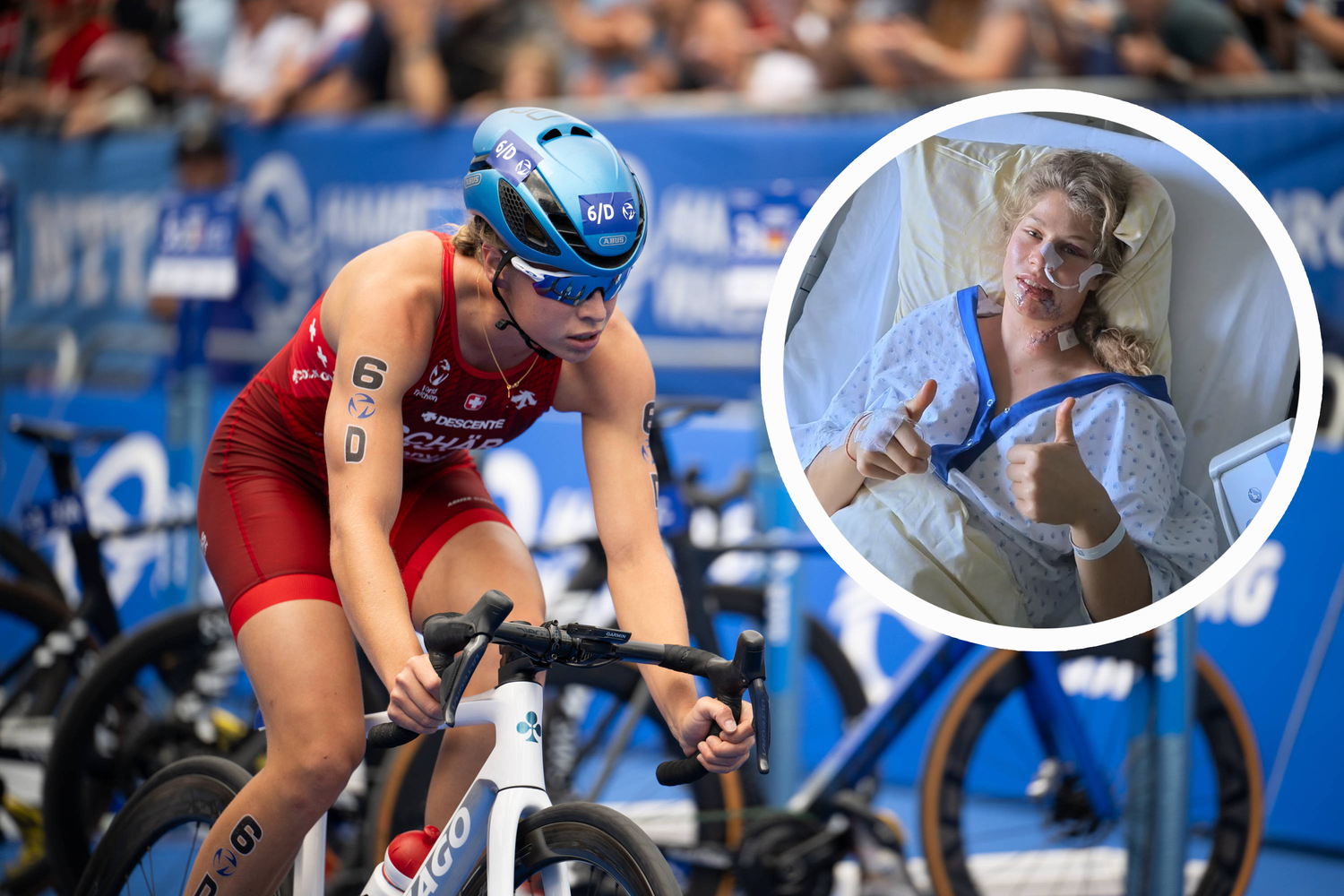 Cathia Schär meldet sich aus dem Spittal.