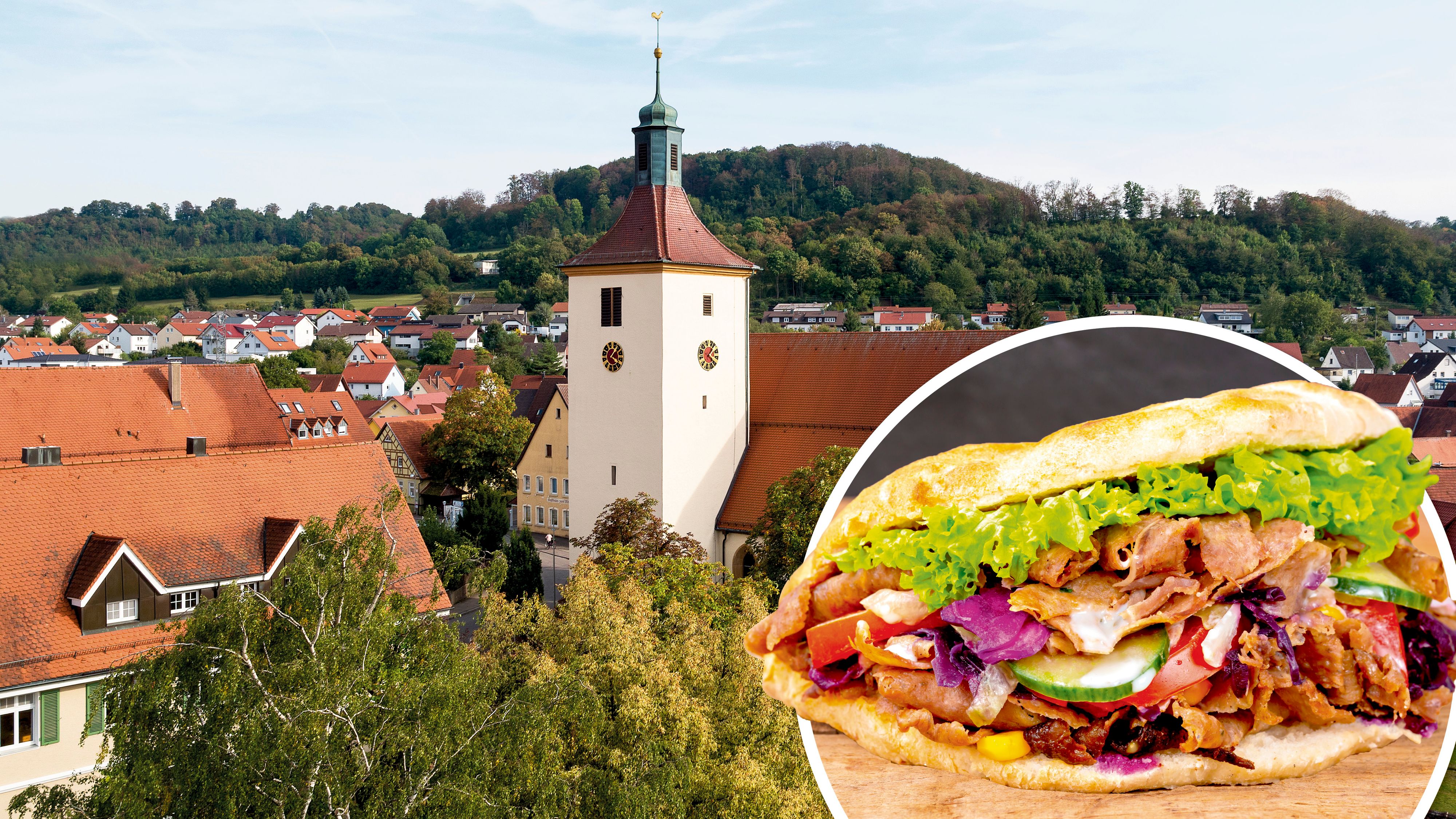 Das malerische Essingen im Schwabenland hat (noch) keinen Dönerstand.
