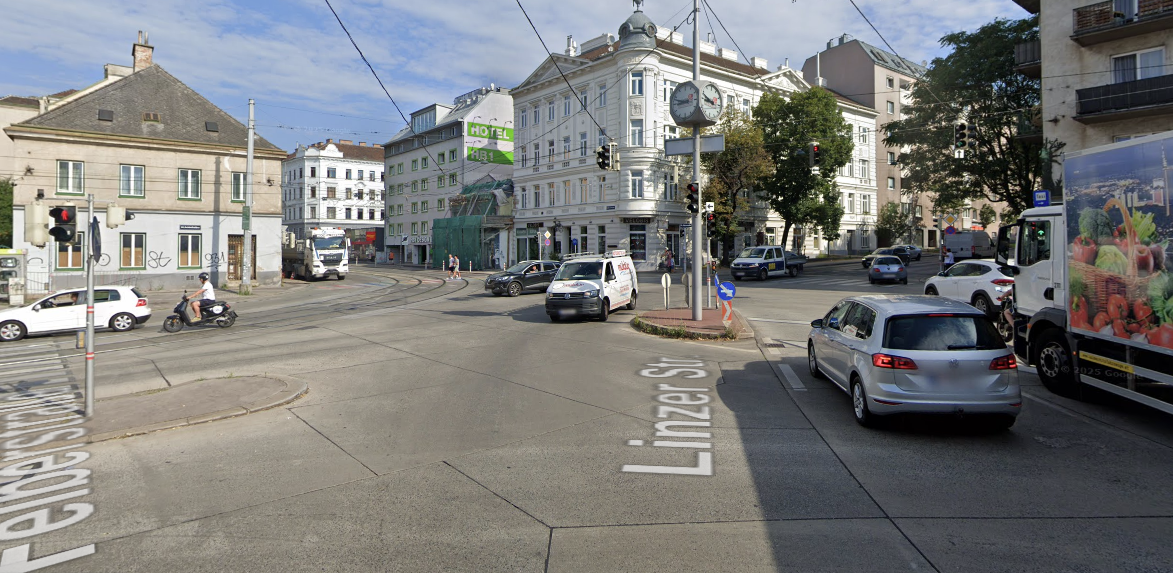Auf dieser Kreuzung passierte der tödliche Unfall.
