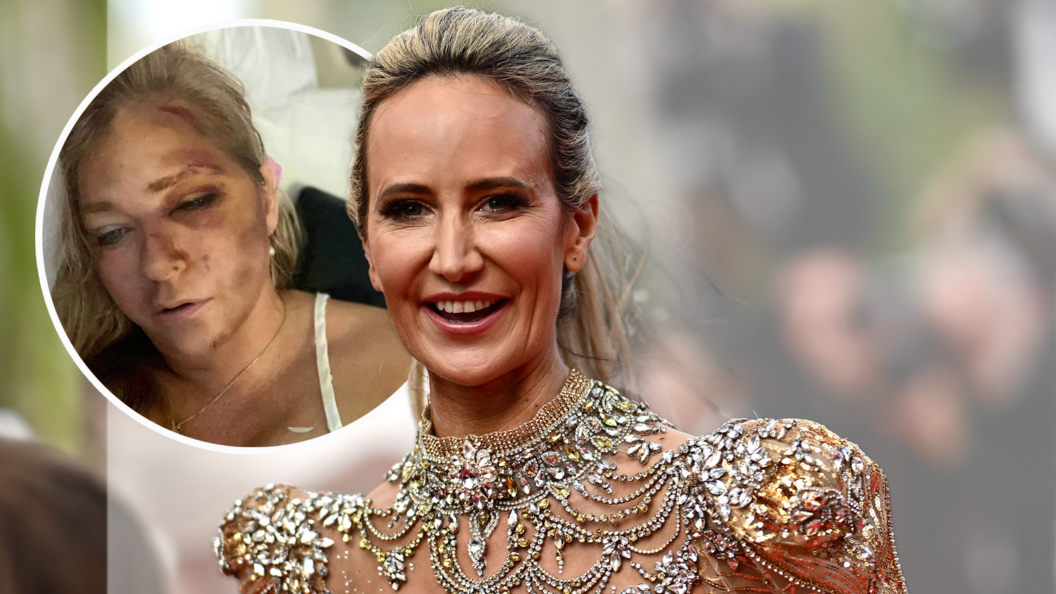 Virginia Giuffre (l.) meldete sich mit diesem Selfie auf Instagram und berichtet, dass sie 