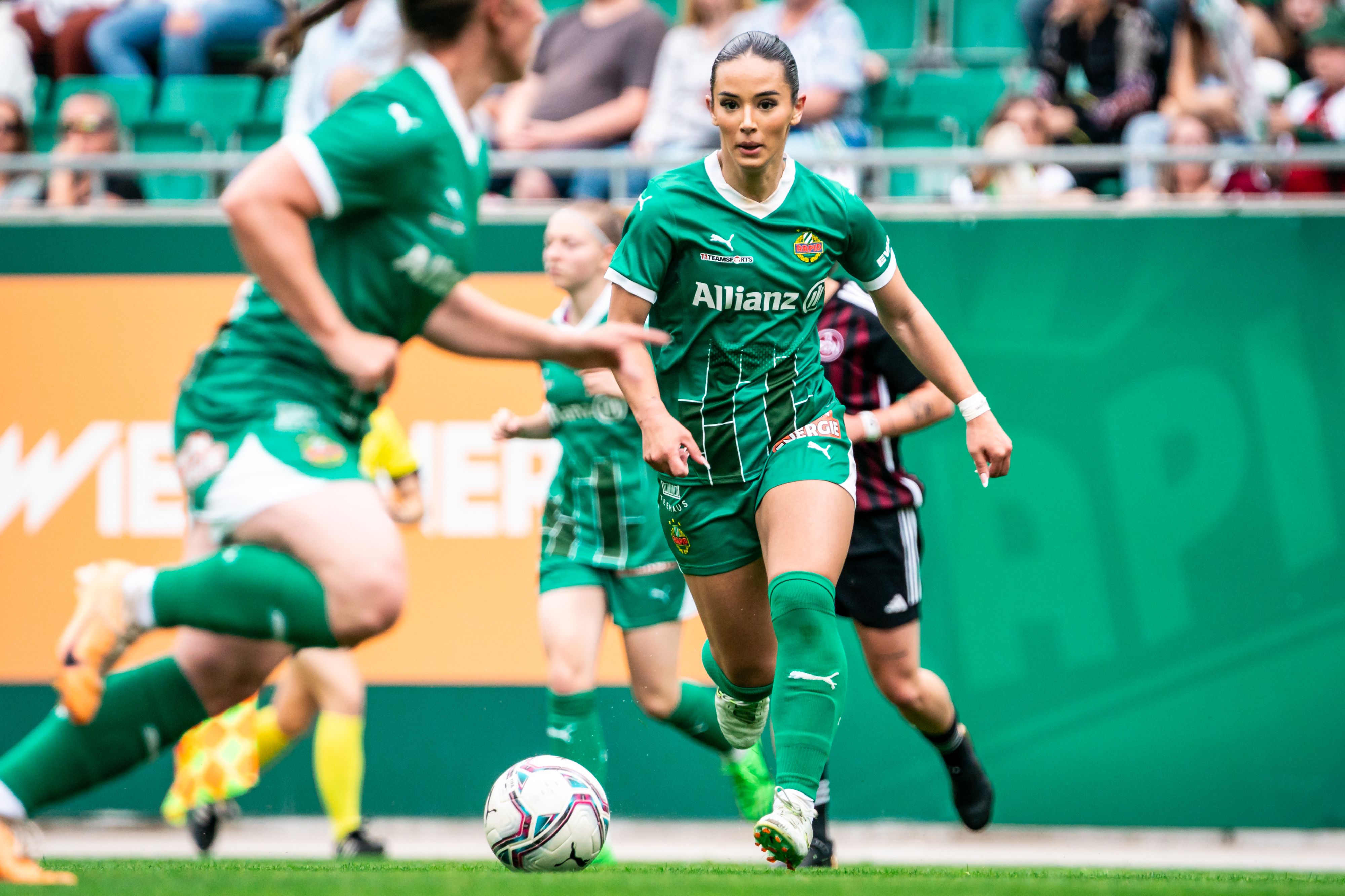 Victoria Leitner-Garcia zählt bei Rapid zu den Stammspielerinnen.