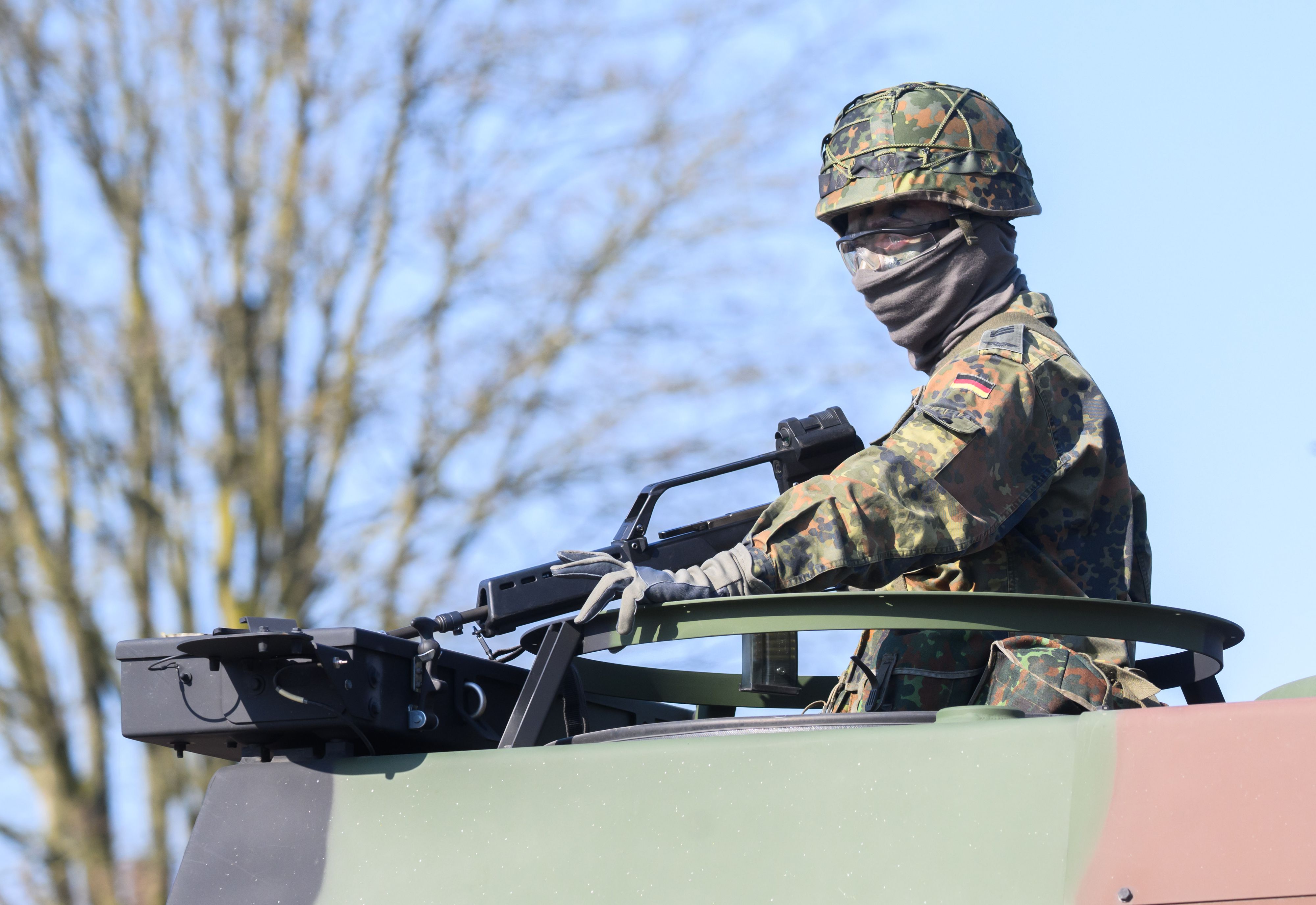 Deutschland hat eine Kampftruppe in Litauen stationiert. (Symbolbild)
