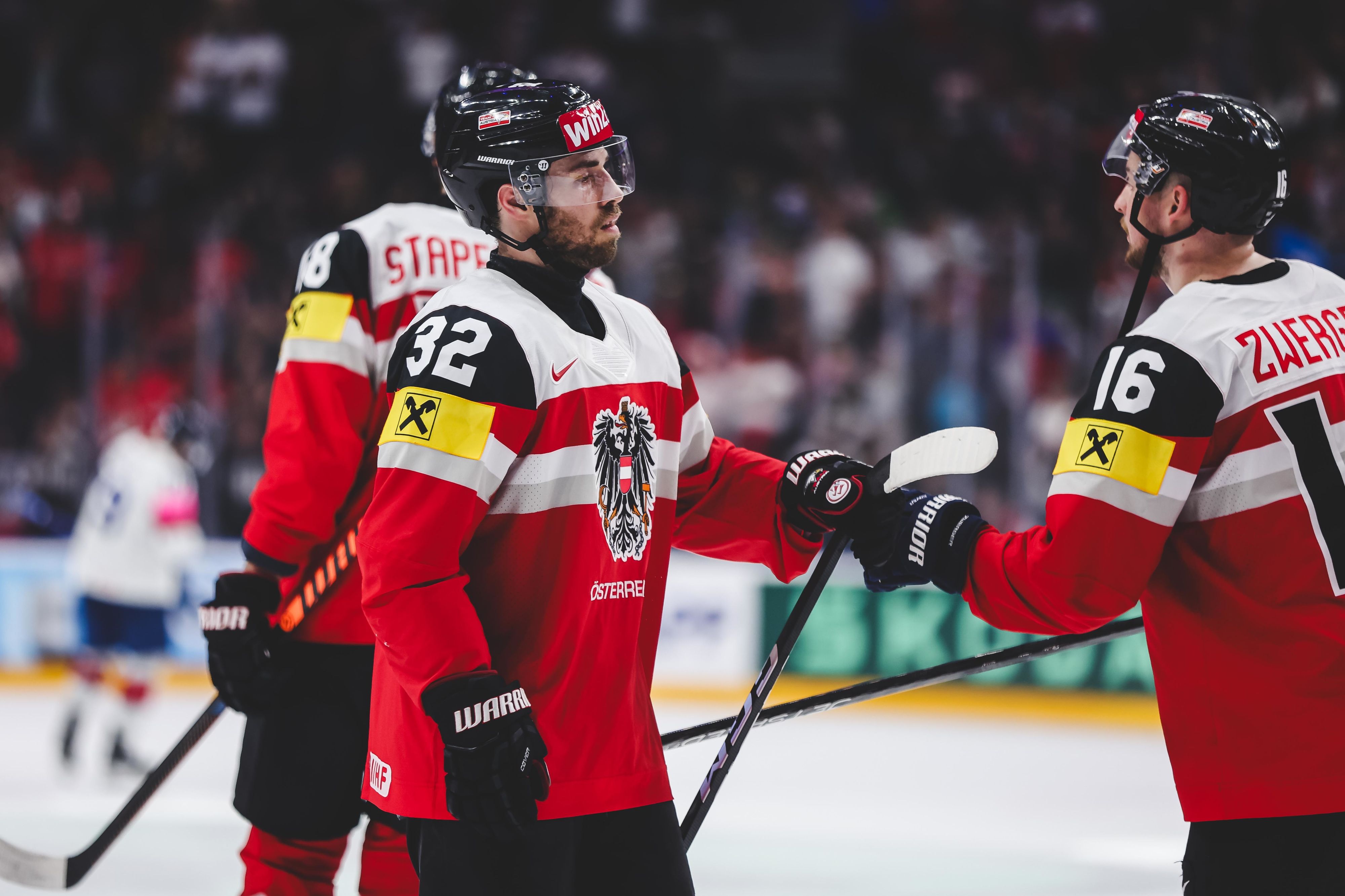 Österreichs Eishockey-Nationalteam begeisterte bei der WM 2024 in Prag. 