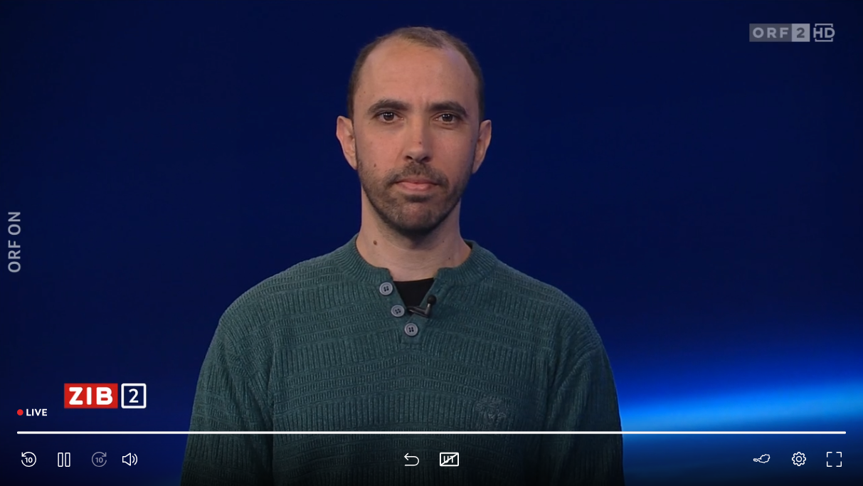 Tal Shoham am Mittwochabend in der ORF-