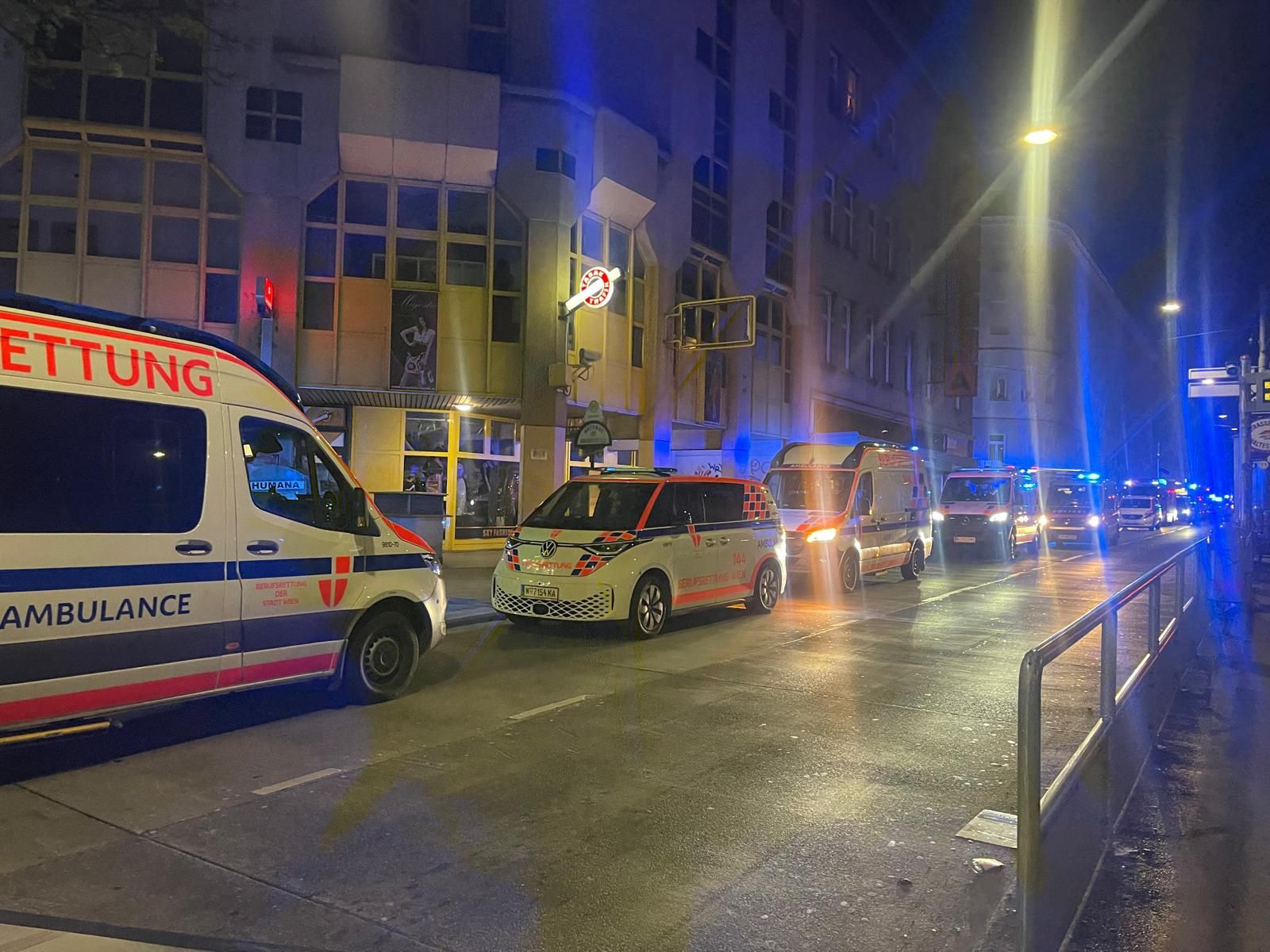 Großeinsatz bei der Laxenburgerstraße (Wien-Favoriten)