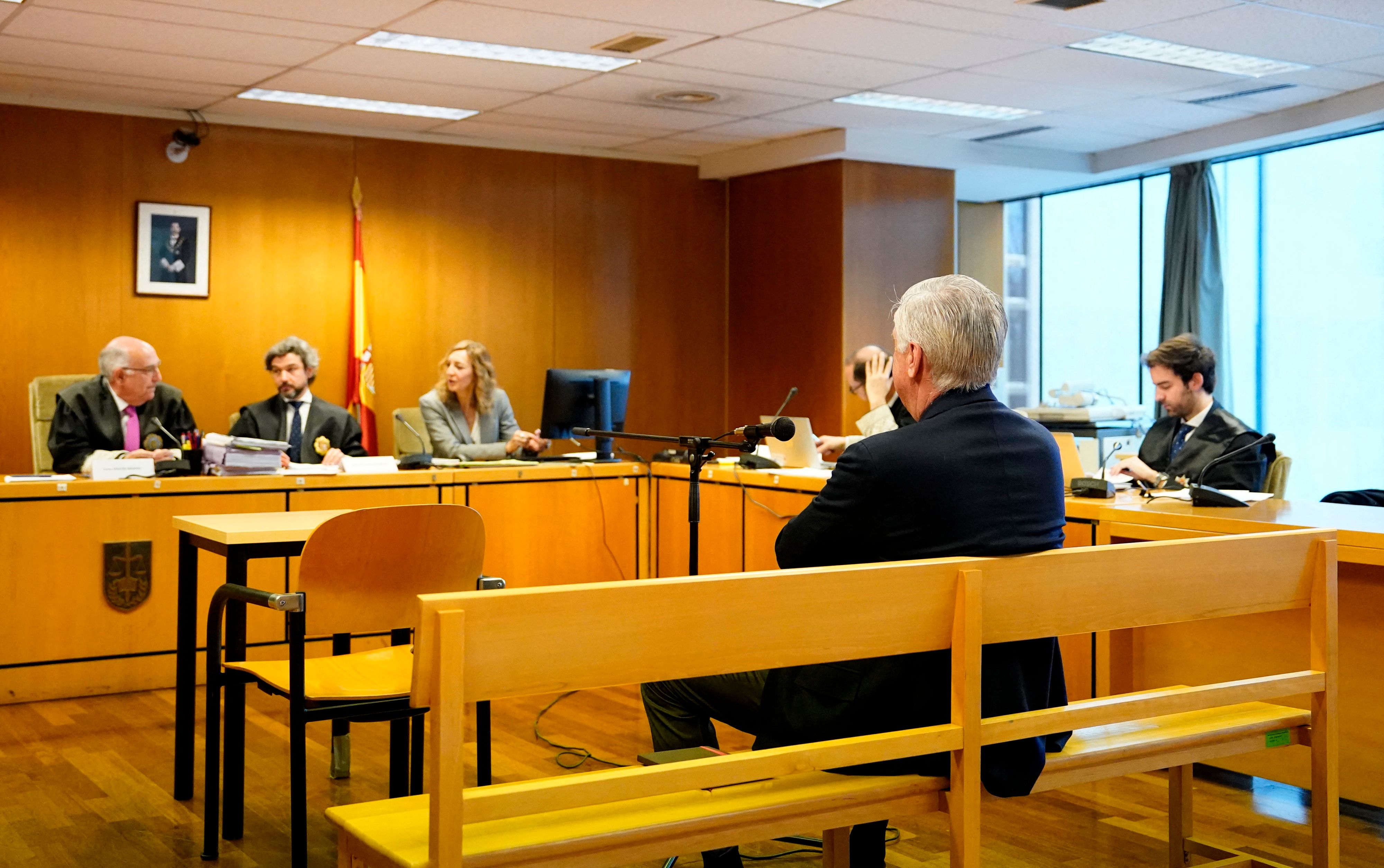 Carlo Ancelotti erschien am Mittwochmorgen zu seiner Gerichtsverhandlung.