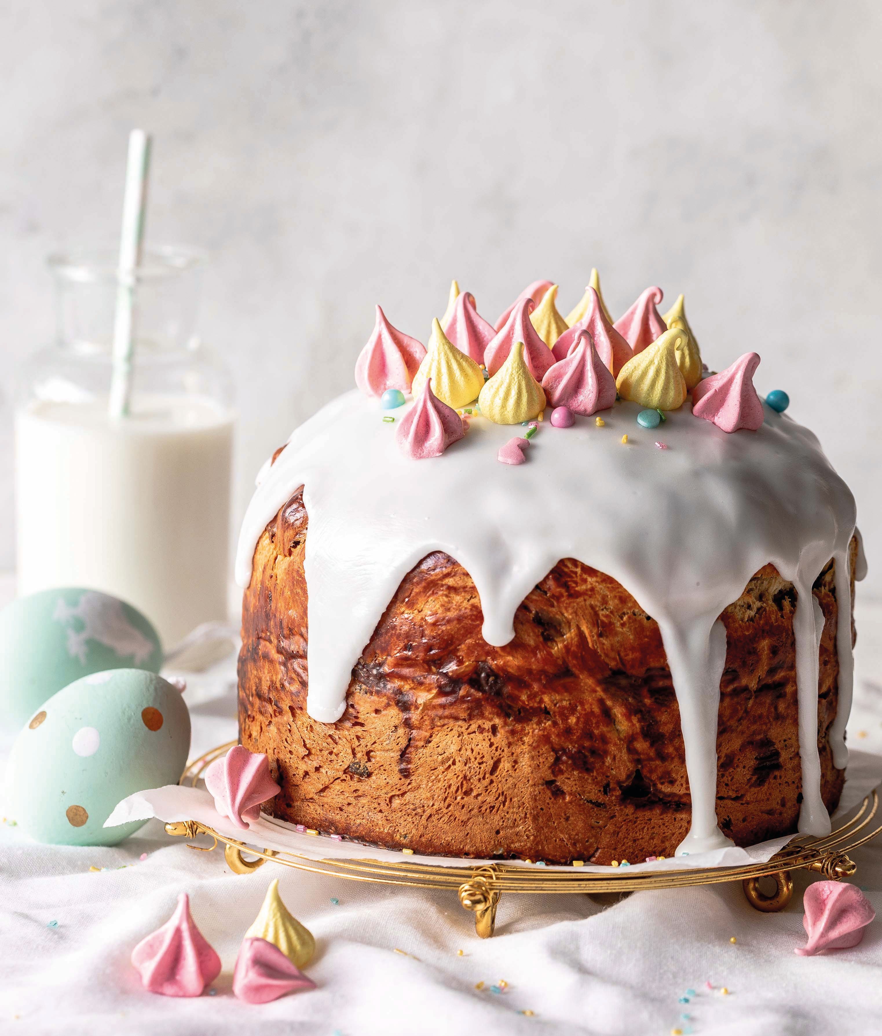 Dieses Osterbrot macht immer eine gute Figur auf der Kaffeetafel.
