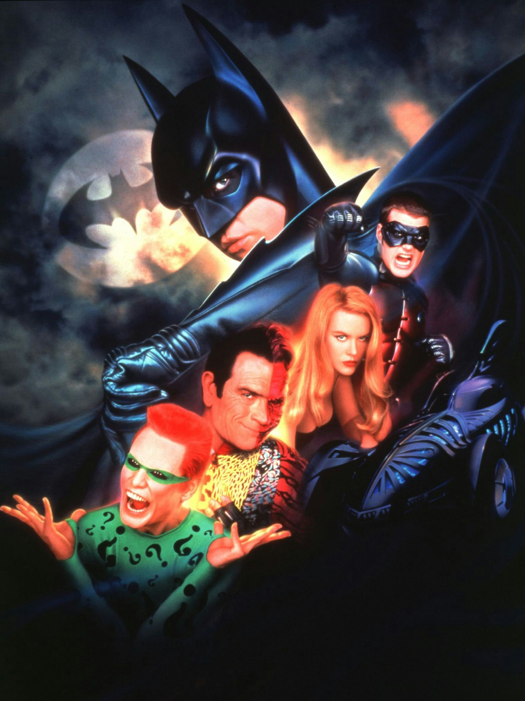 Val Kilmer schlüpfte im Film "Batman Forever" in das Kostüm des Superhelden.