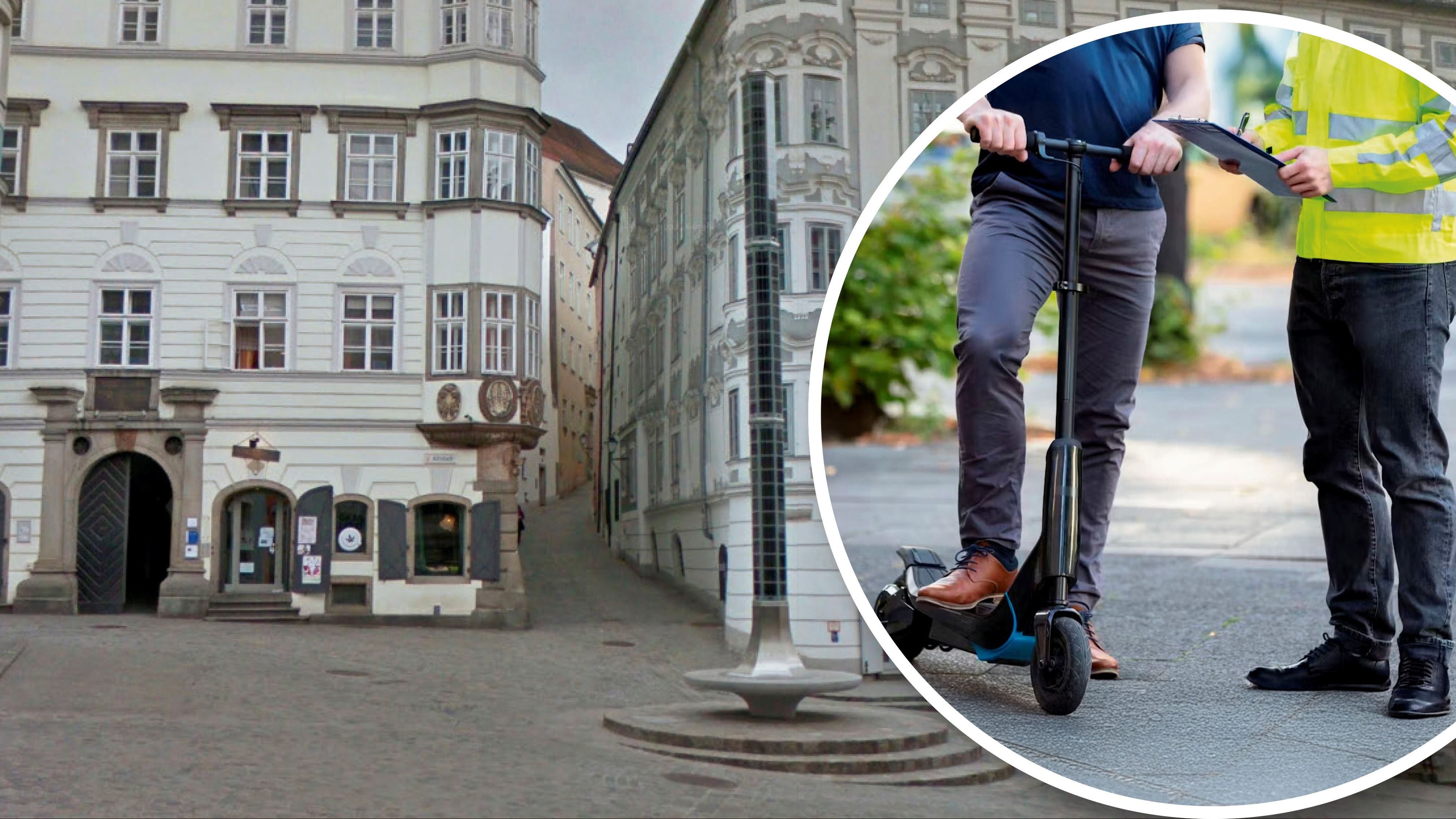 Eine Zeugin berichtet, dass schon am Vormittag ein junger Mann mit enormer Geschwindigkeit durch die Hofgasse gerast sein soll. (Symbolbild)