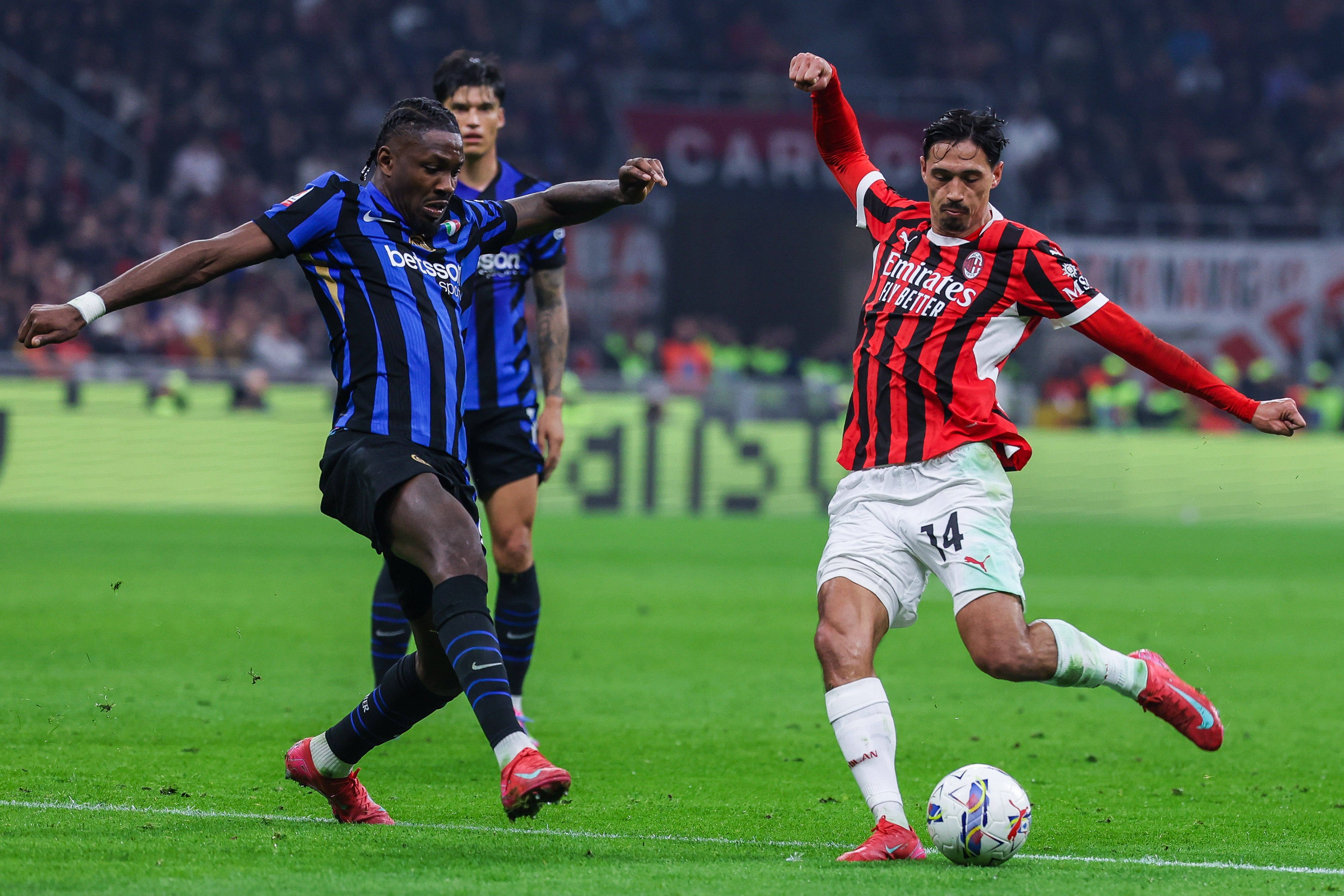 Das Mailänder-Derby endete mit einem Remis.