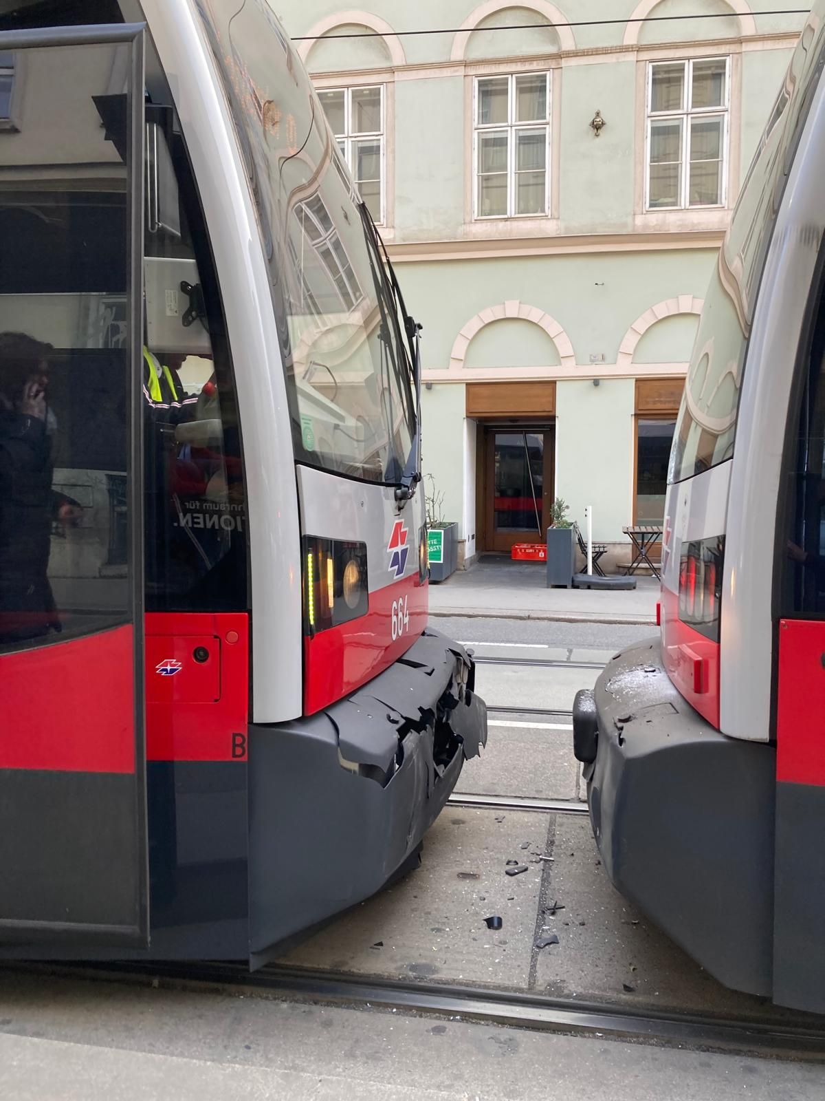In der Währingerstraße krachte es ordentlich.
