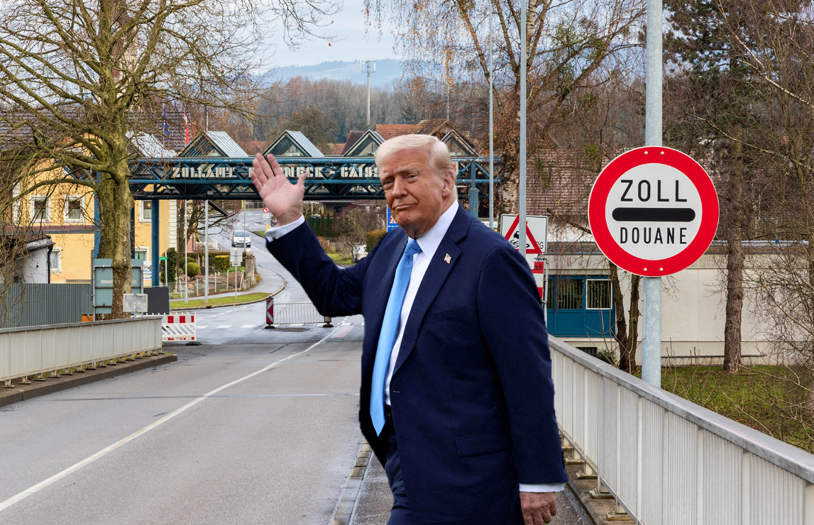 Stopp, etwas zu verzollen? Donald Trump betätigt sich derzeit als globaler Oberzöllner.