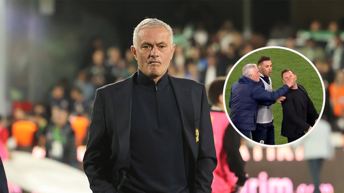 Der Nasen-Grapscher von Star-Coach Jose Mourinho.