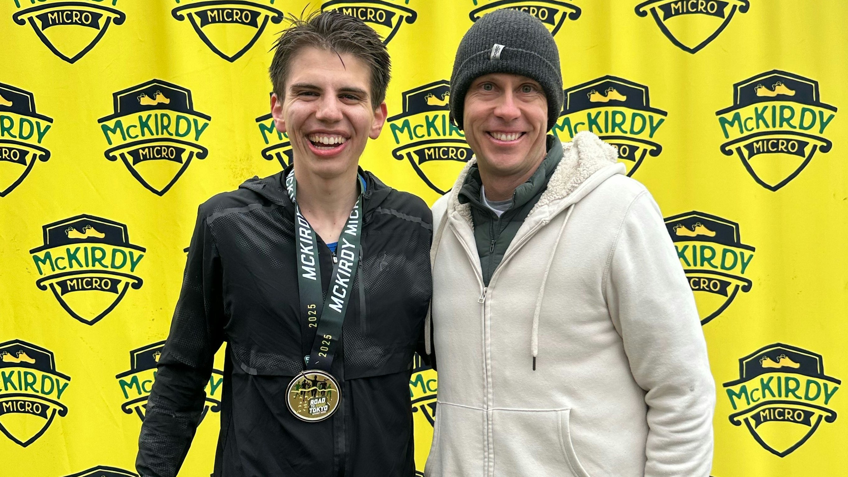 Aaron Gruen mit seinem US-Trainer Kurt Benninger