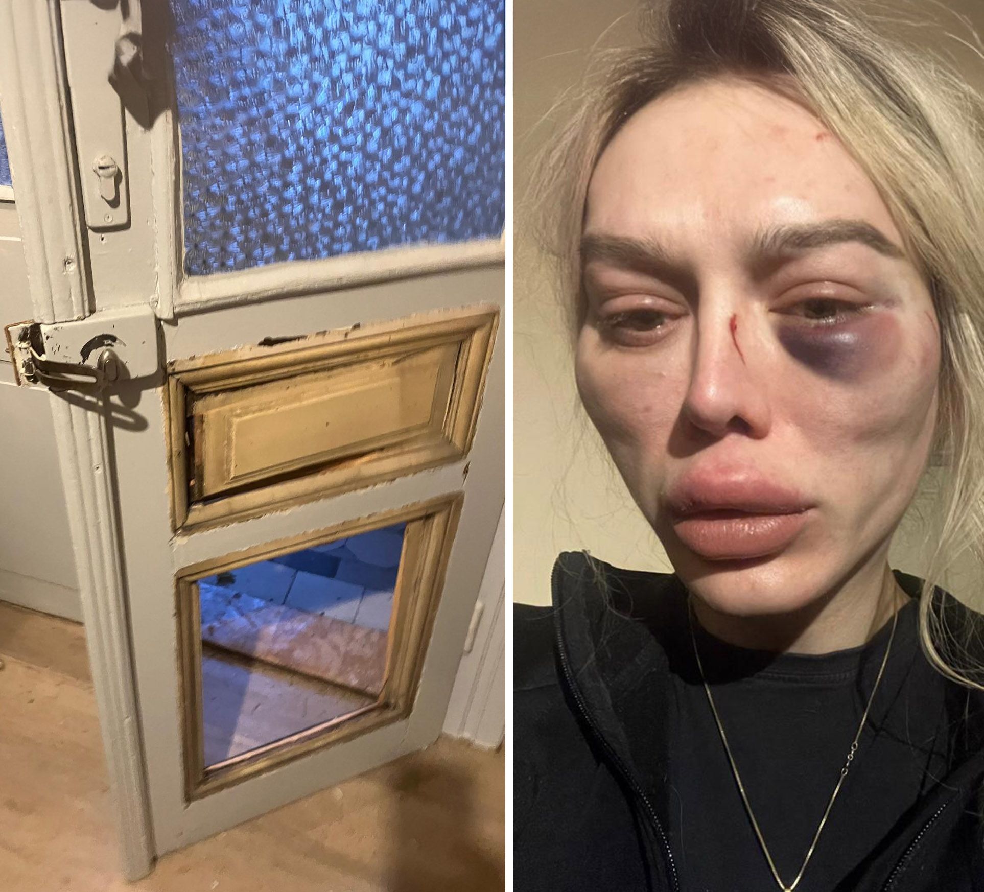 Ralf M. zerstörte die Eingangstüre. Jahrelang schlug er Lucille W. und bedrohte sie mit dem Umbringen.