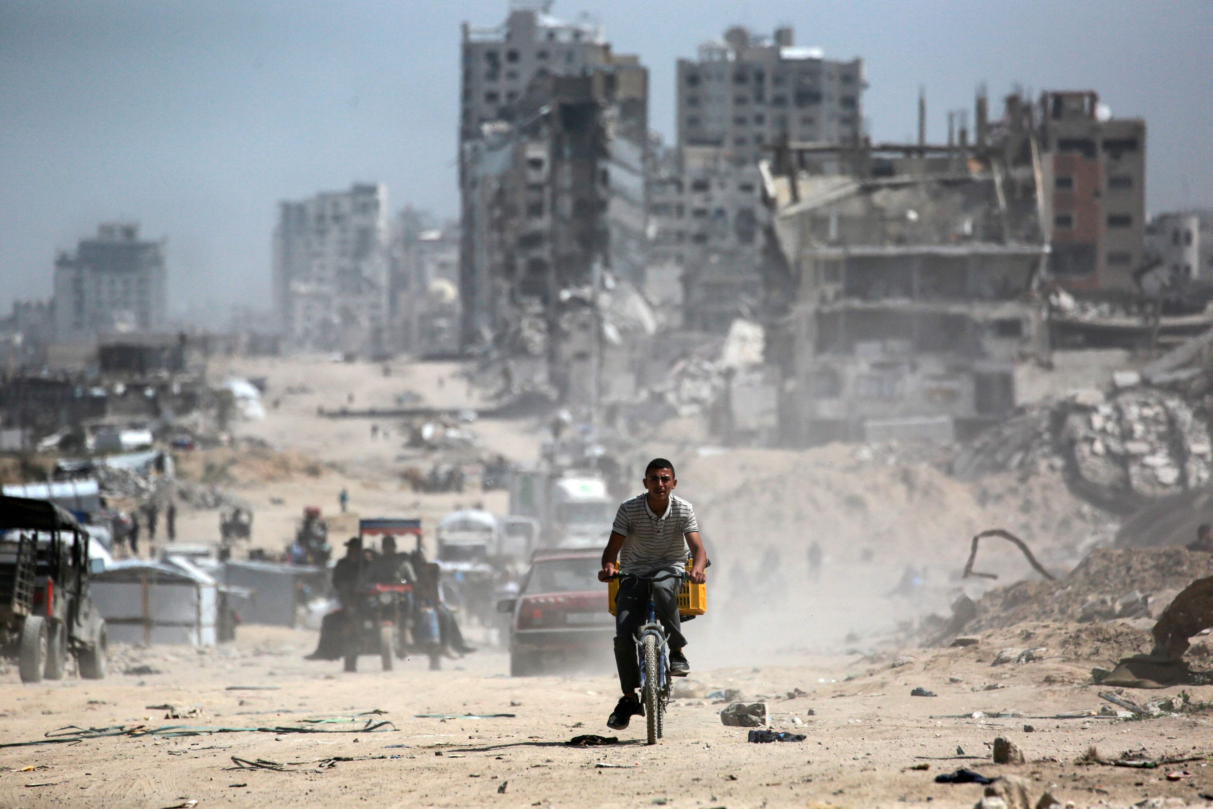 Viele Bewohner des Gazastreifens wollen trotz eines israelischen Evakuierungsbefehls bleiben. (Symbolbild)