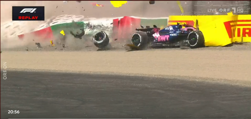 Jack Doohan mit einem heftigen Crash.