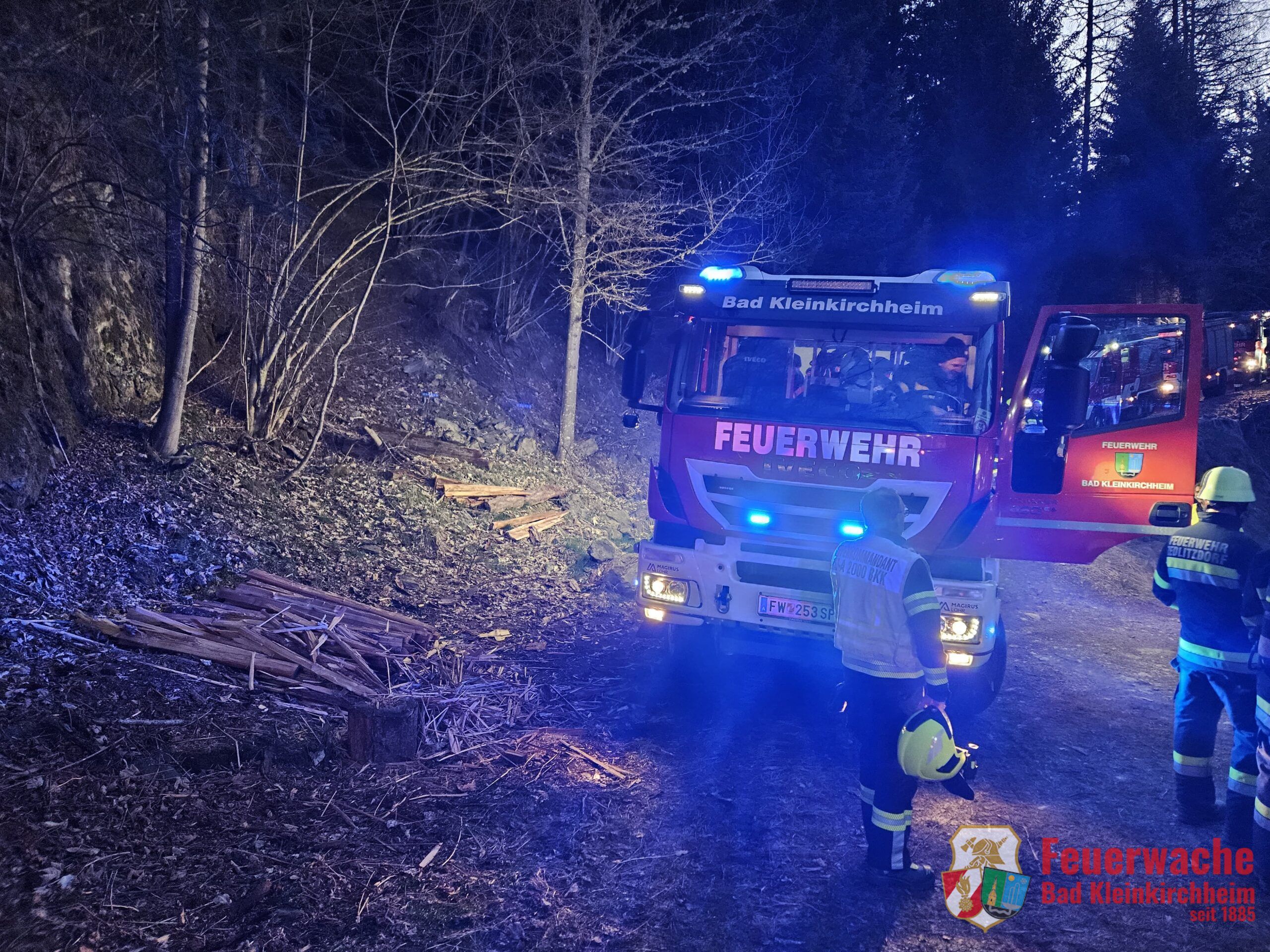 Mehrere Feuerwehren aus der Umgebung rückten aus.