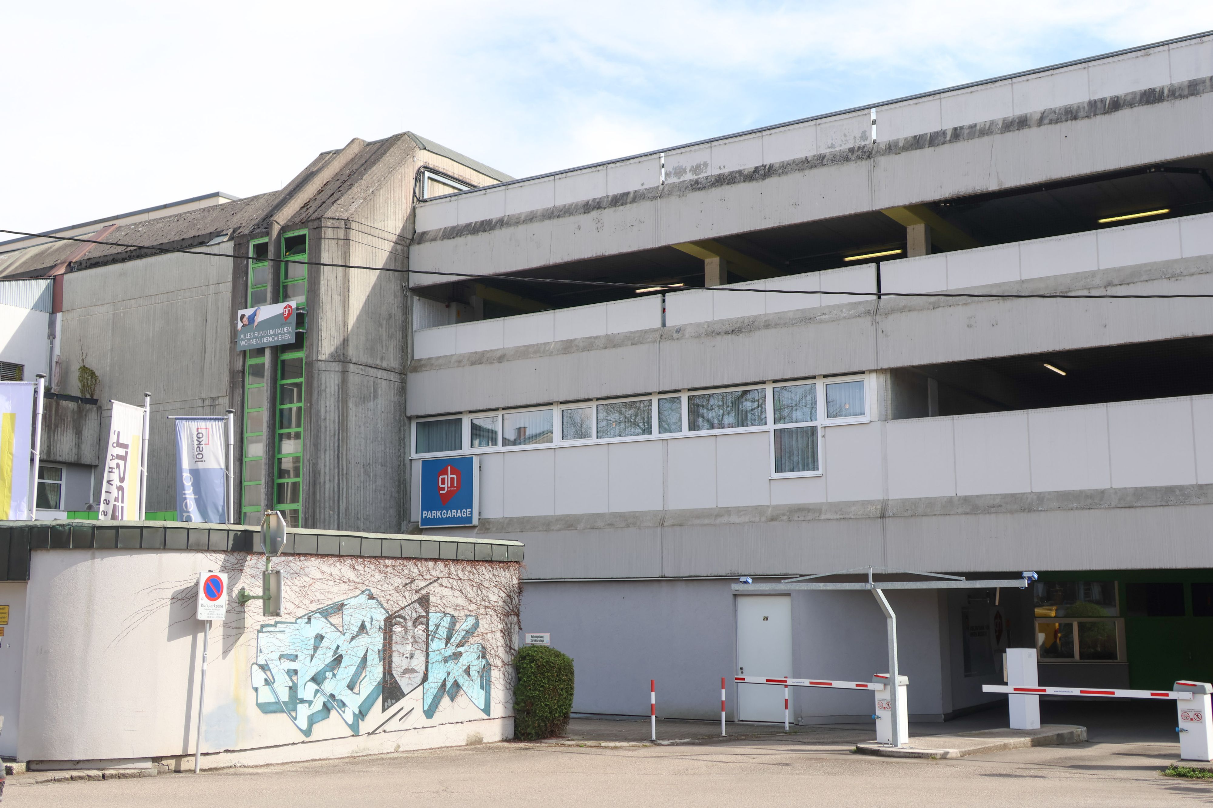 Die Opfer hatten sich auf dem Dach dieses Parkhauses aufgehalten.