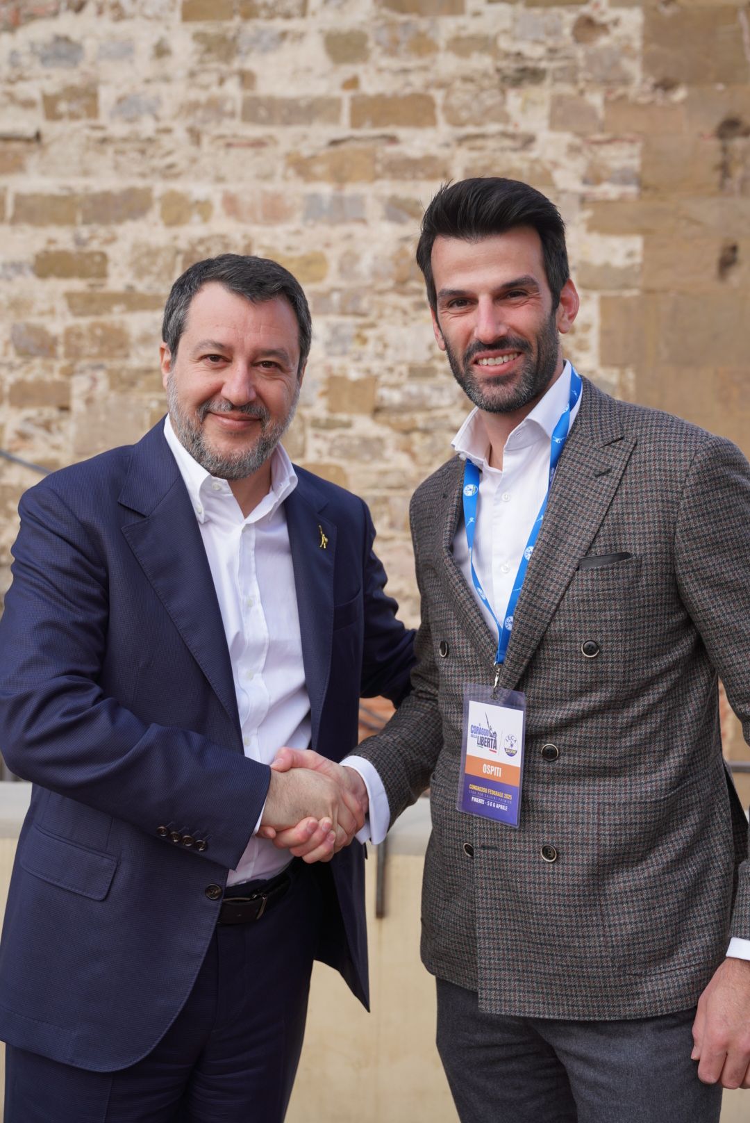 Udo Landbauer mit Matteo Salvini
