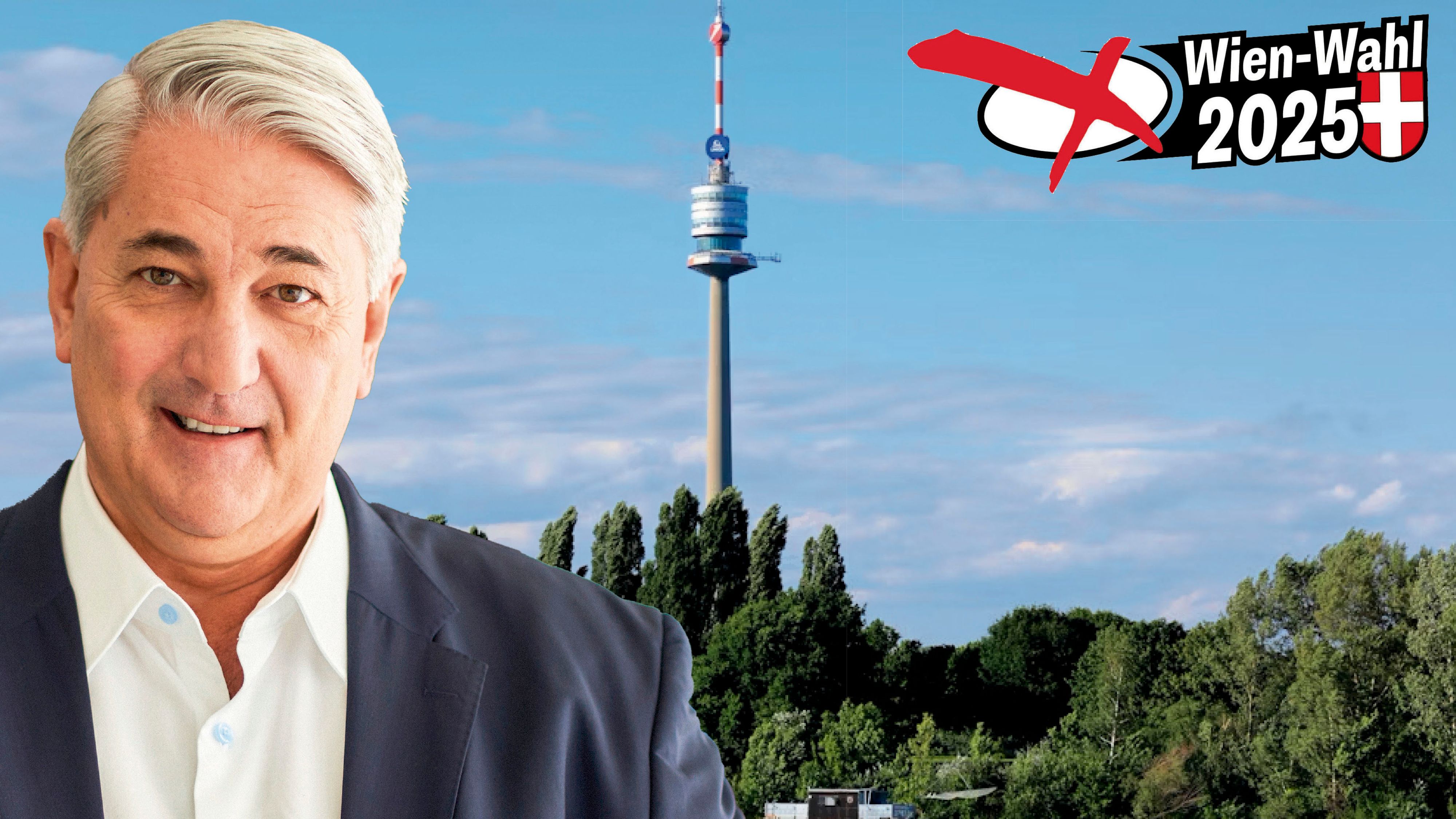 Bezirksvorsteher der Donaustadt ist Ernst Nevrivy, er steht 2025 wieder zur Wahl.