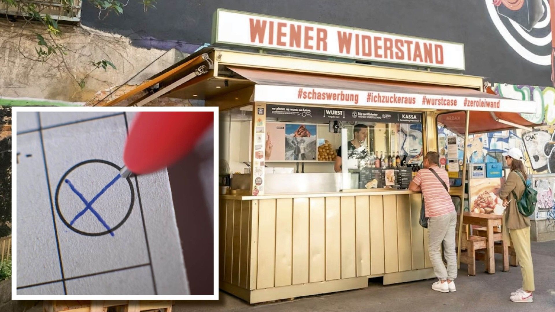 Der Wiener Würstelstand in der Pfeilgasse ist einer der fünf 