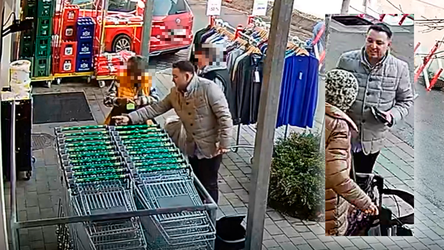 Ein Video zeigt das dreiste Vorgehen.