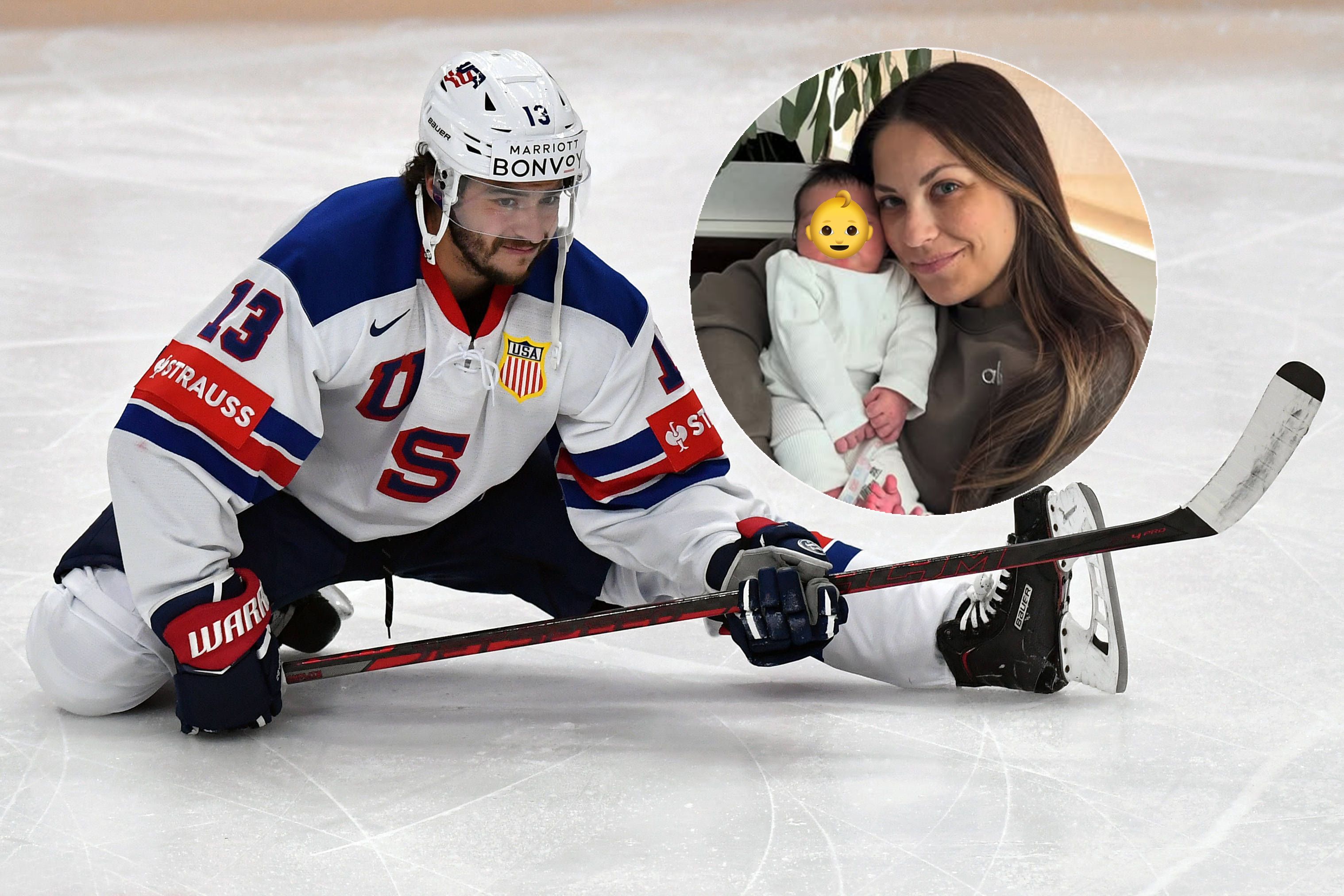 Johnny Gaudreau starb bei einem tragischen Radunfall, seine Frau brachte einen Sohn zur Welt.