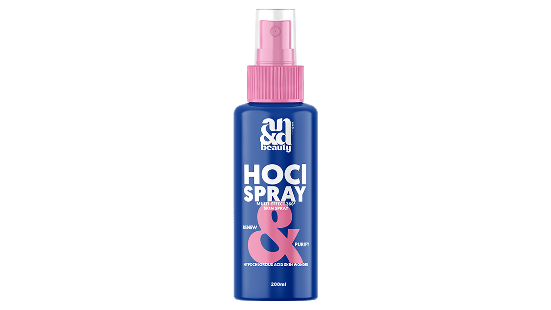 Der HOCl-Spray wirkt desinfizierend, trocknet jedoch nicht aus.