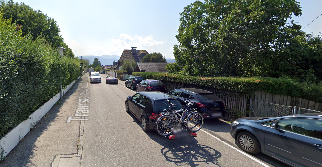 Die Traunsteinstraße am Seeufer in Gmunden wird teilweise komplett gesperrt.