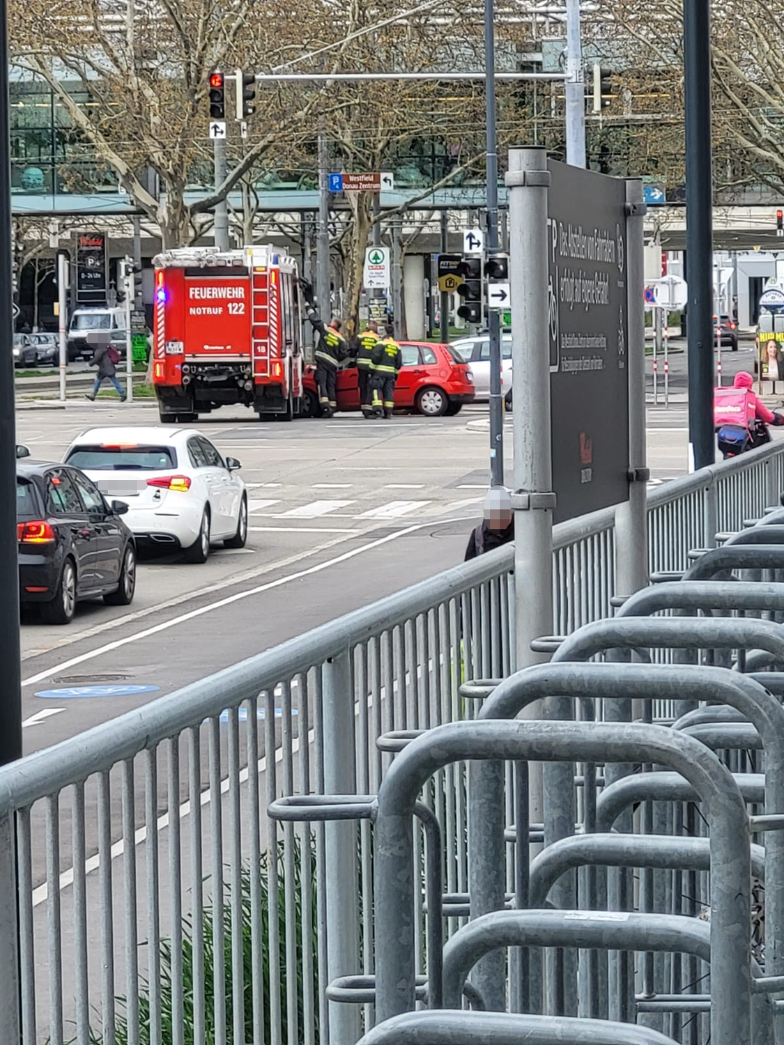 Ein ungewöhnlicher Unfall in Wien-Donaustadt