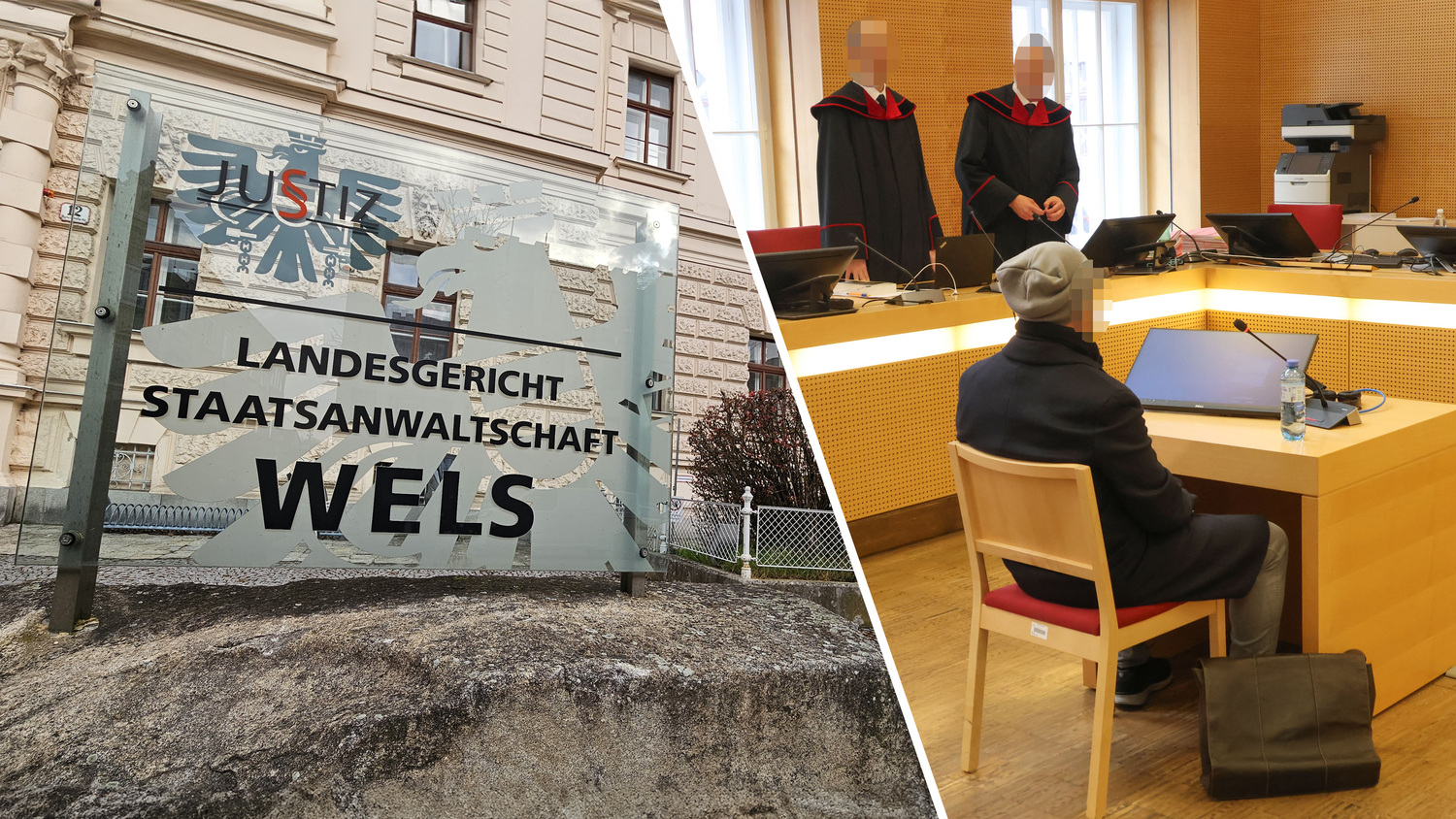 Der Angeklagte (61) sagte schon am 26. März im Schwurgerichtssaal des Welser Landesgerichts aus.