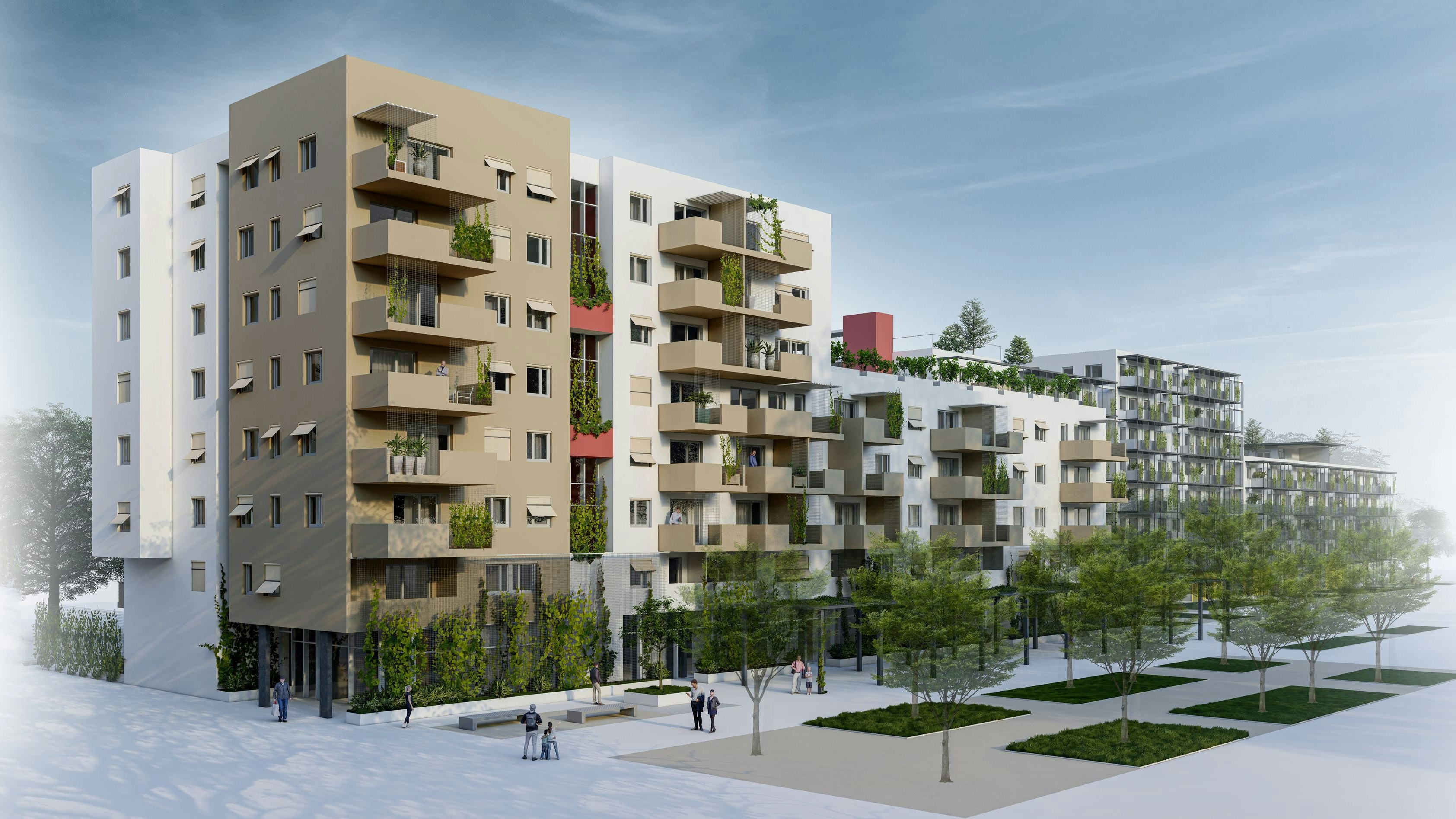 Der Gemeindebau NEU in Liesing hat 203 Wohnungen.