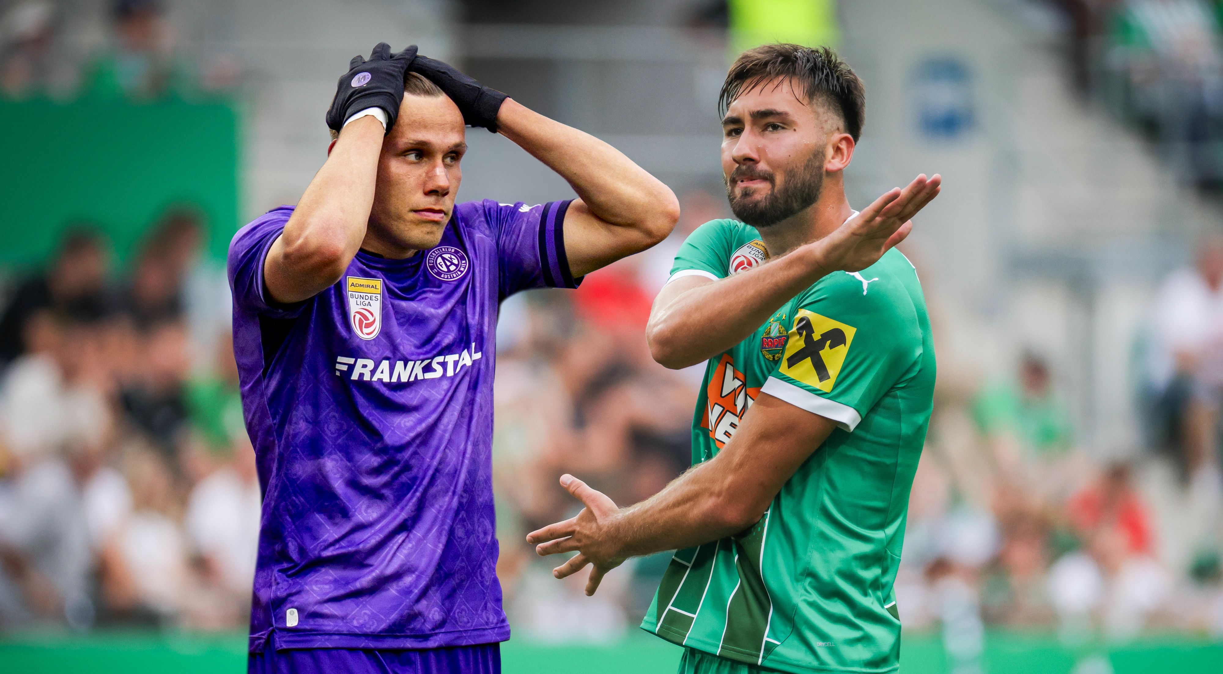 Prelec (l.) und Beljo hoffen auf ein spektakuläres Derby.