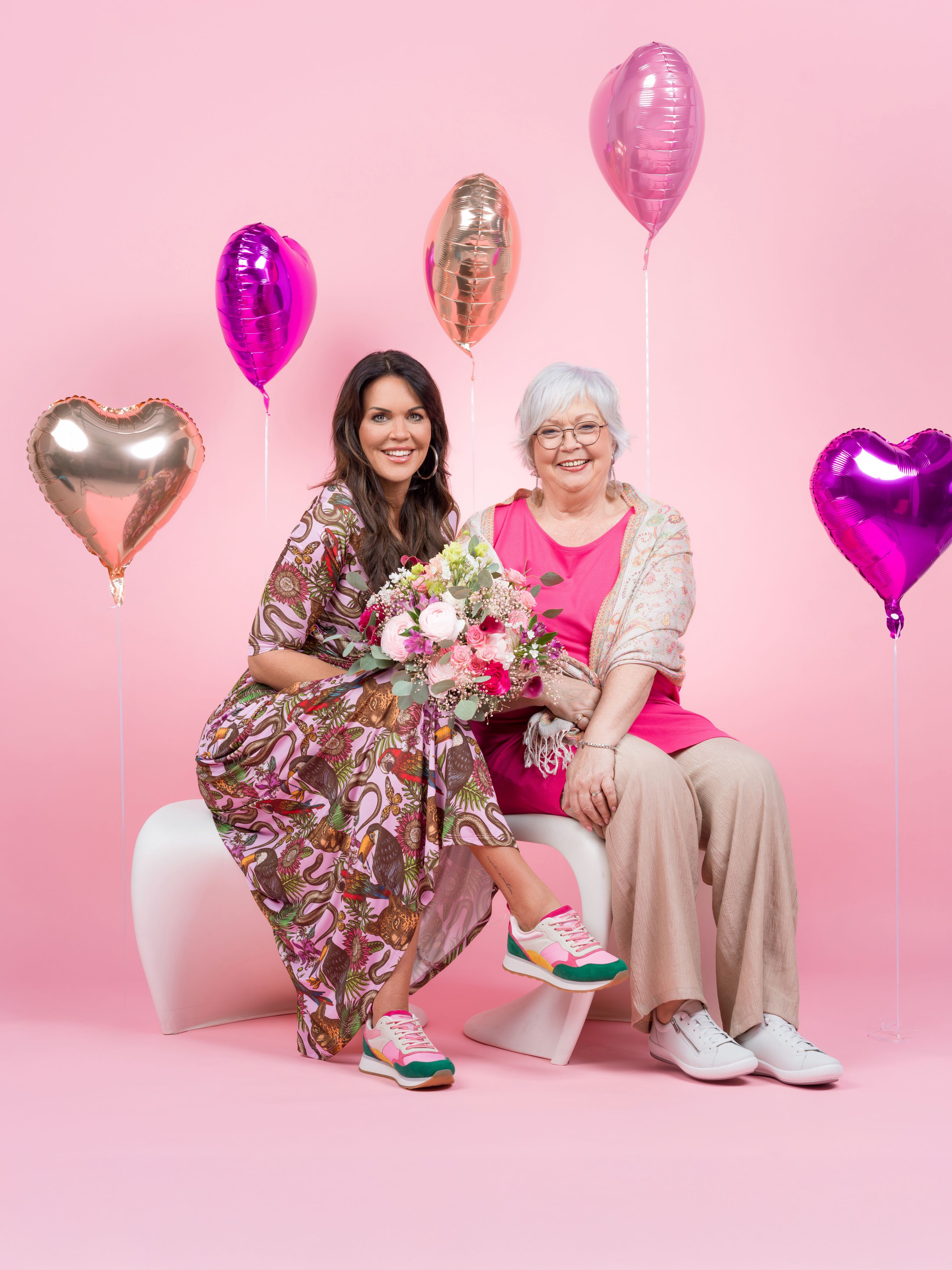 Martina Reuters Mama Angelika feiert ihr Model-Debüt.