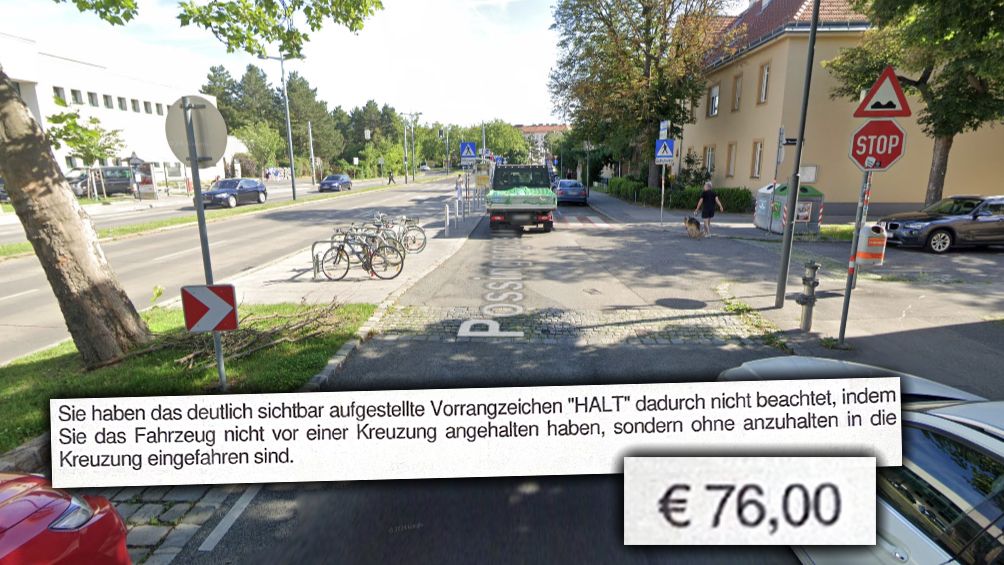 Hier in Wien solltest du unbedingt stehenbleiben.