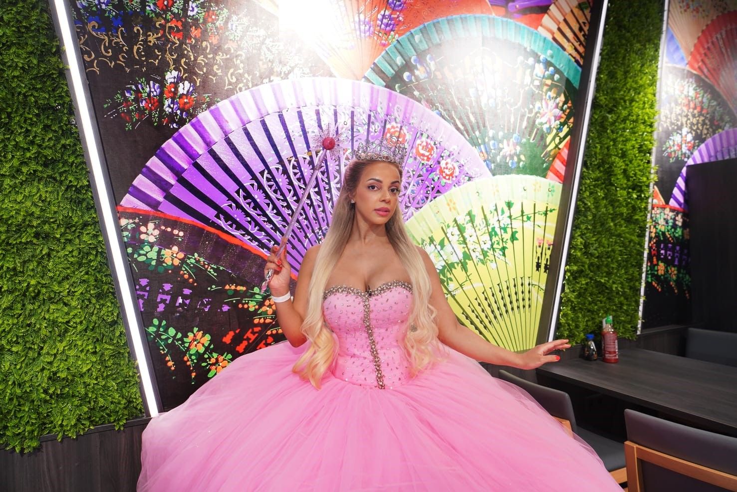 Bahati Venus bei ihrem Auftritt in der SCS.