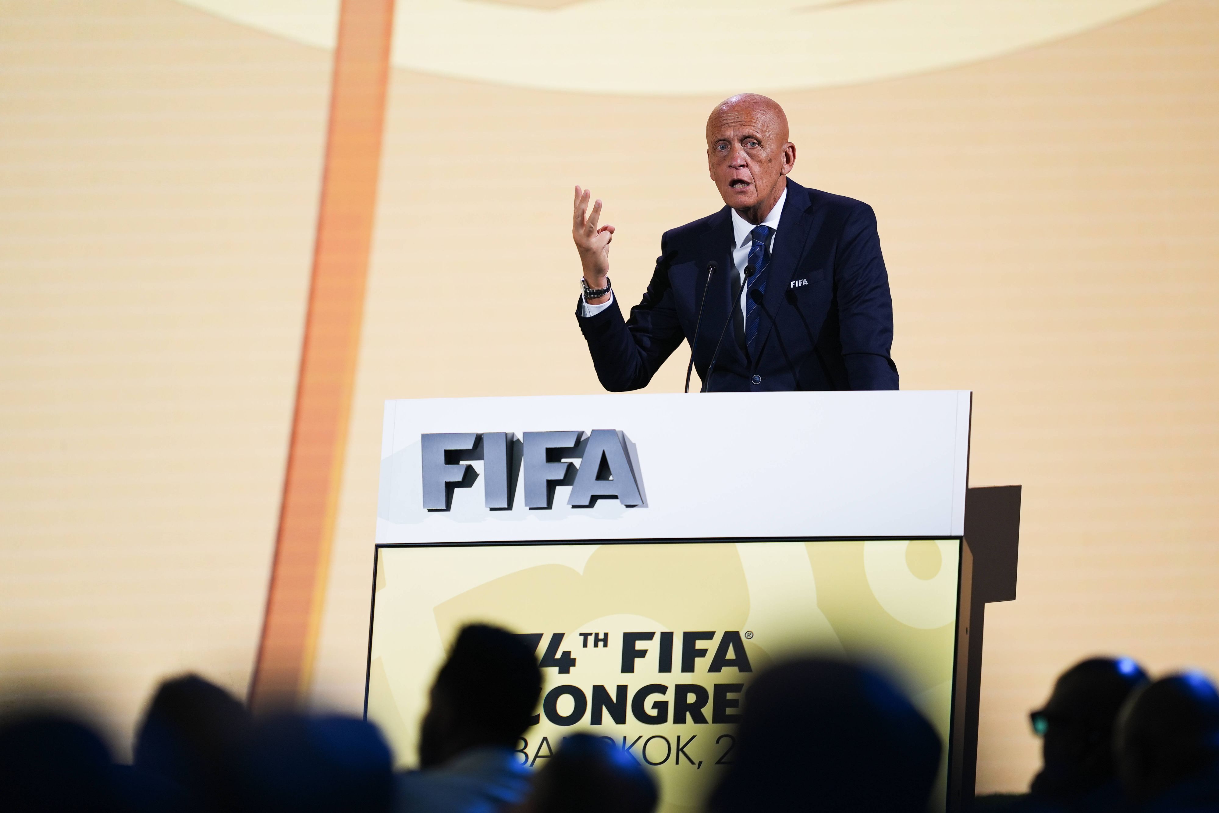 FIFA-Schiedsrichter-Boss Gianluigi Collina. 
