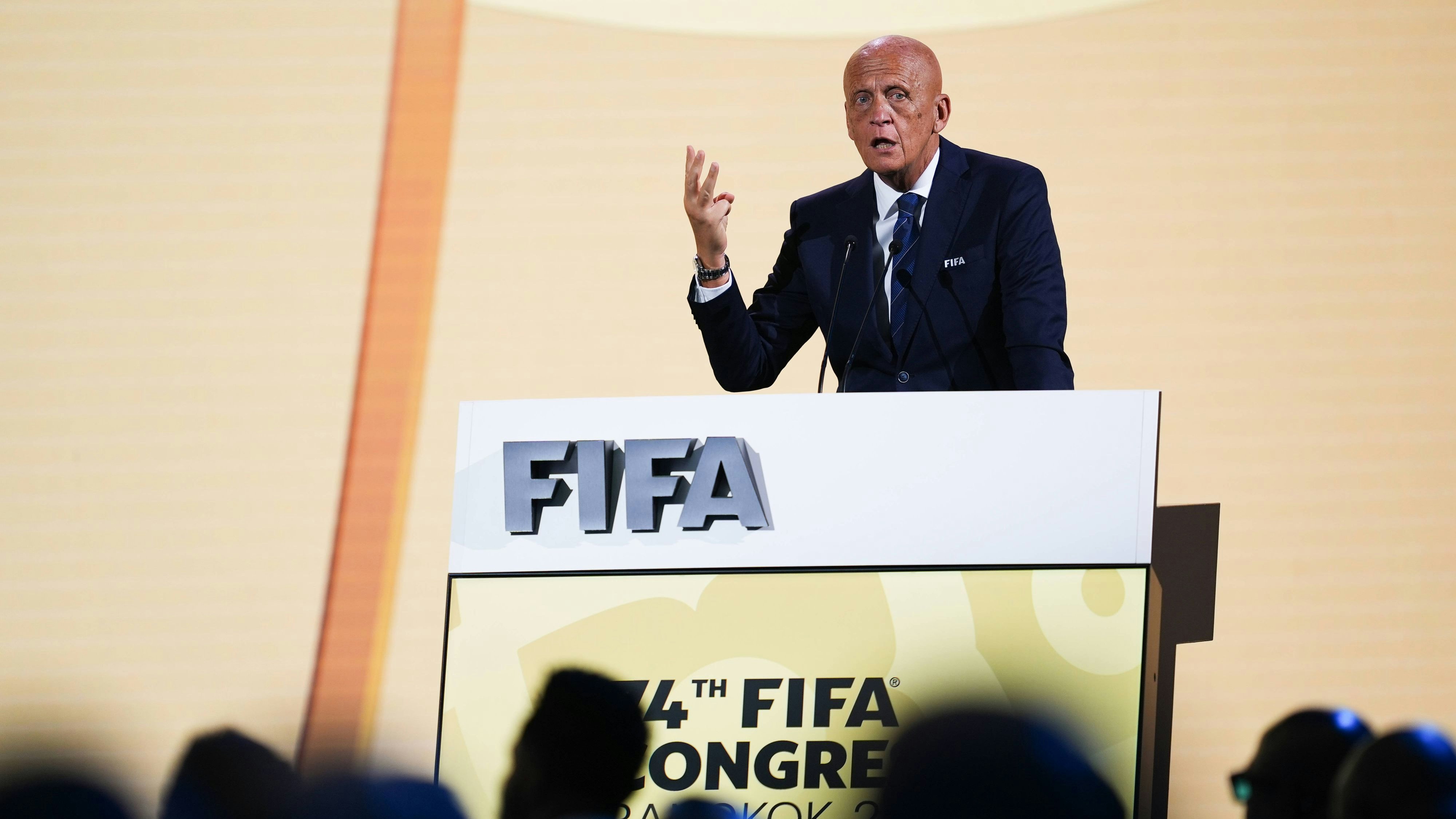 FIFA-Schiedsrichter-Boss Gianluigi Collina. 
