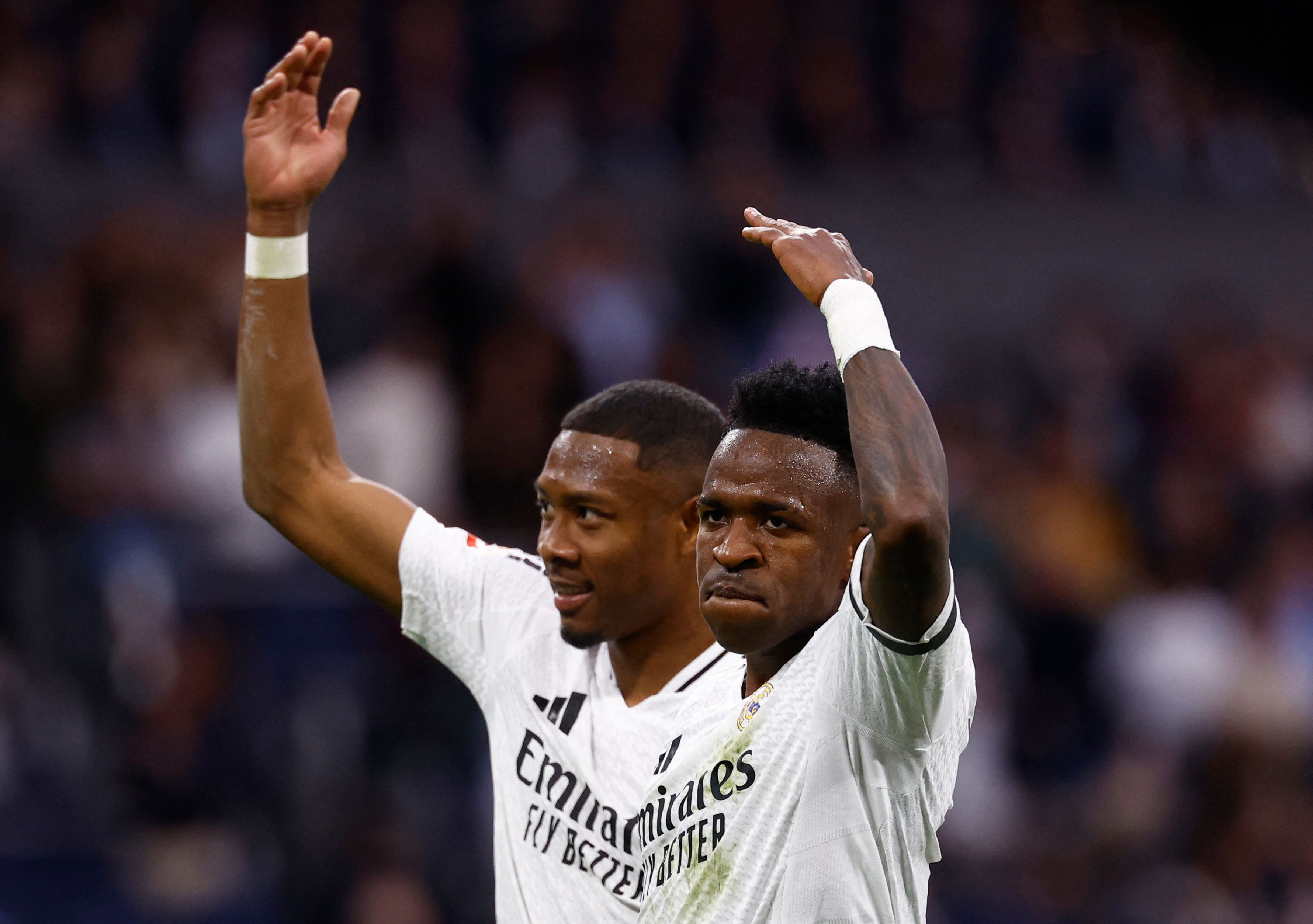 Real-Stars: David Alaba und Vinicius Junior.