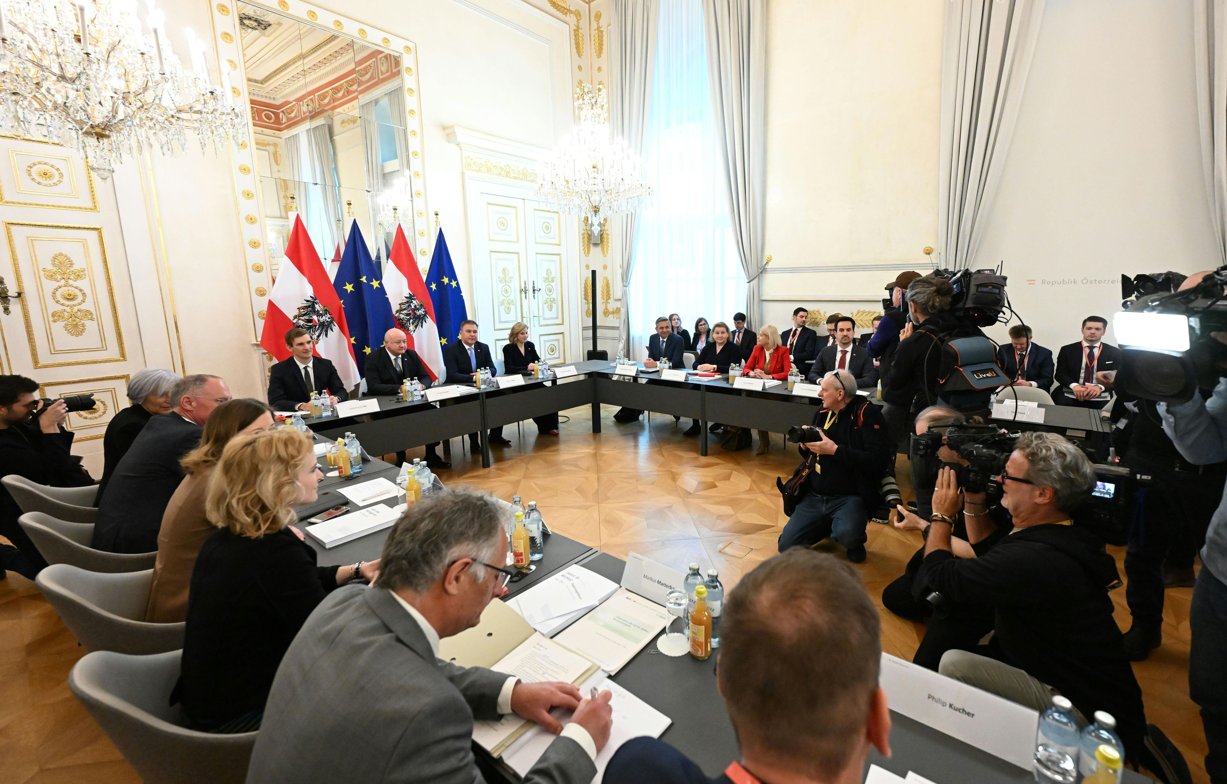 Die Regierung thematisierte in der Klausur am Dienstag die Sicherheitspolitik Österreichs.