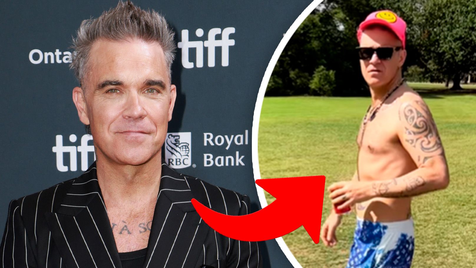 Robbie Williams hat ordentlich abgenommen.