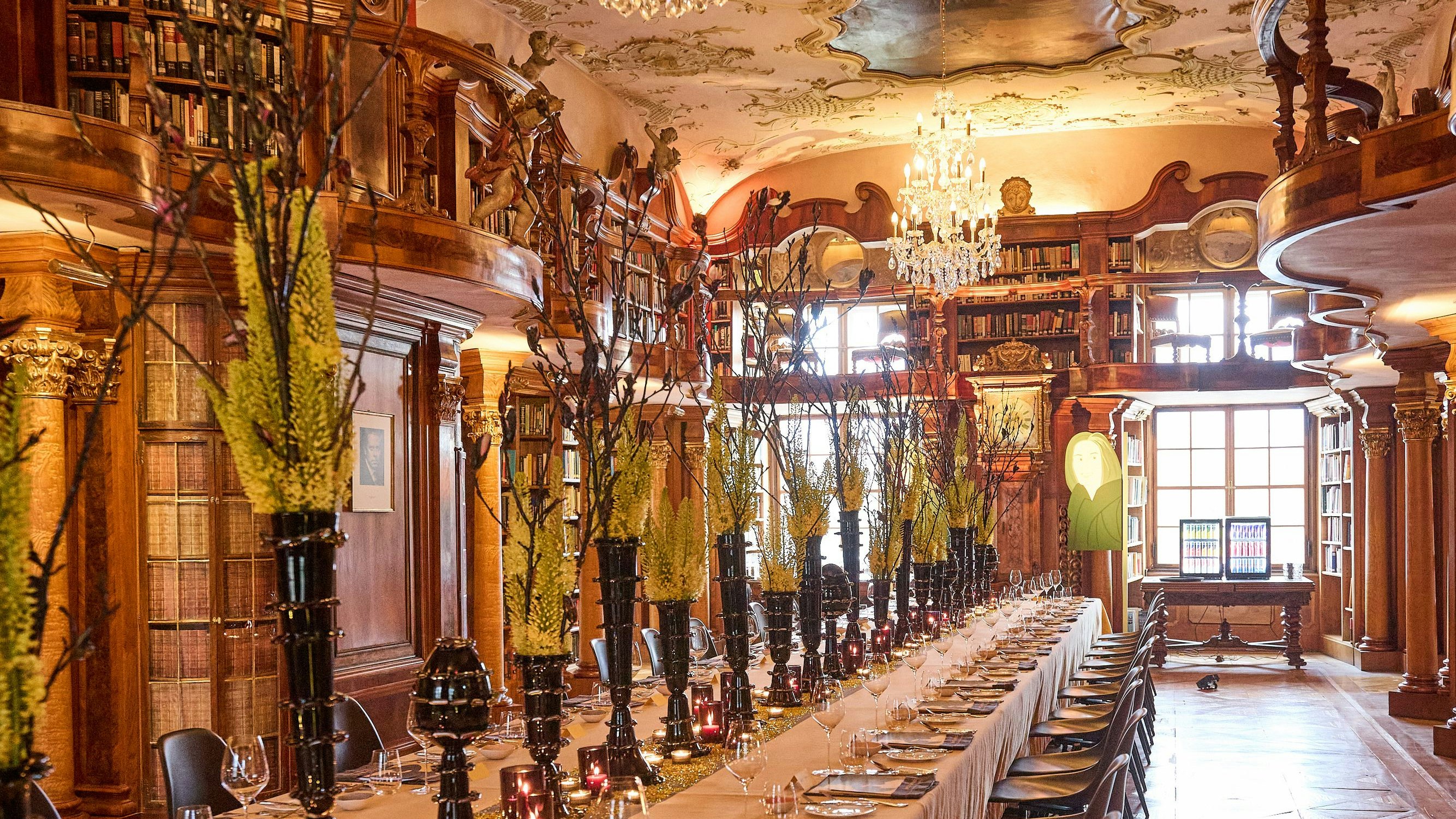 Das exklusive Dinner wurde mit viel Liebe zum Detail vorbereitet.