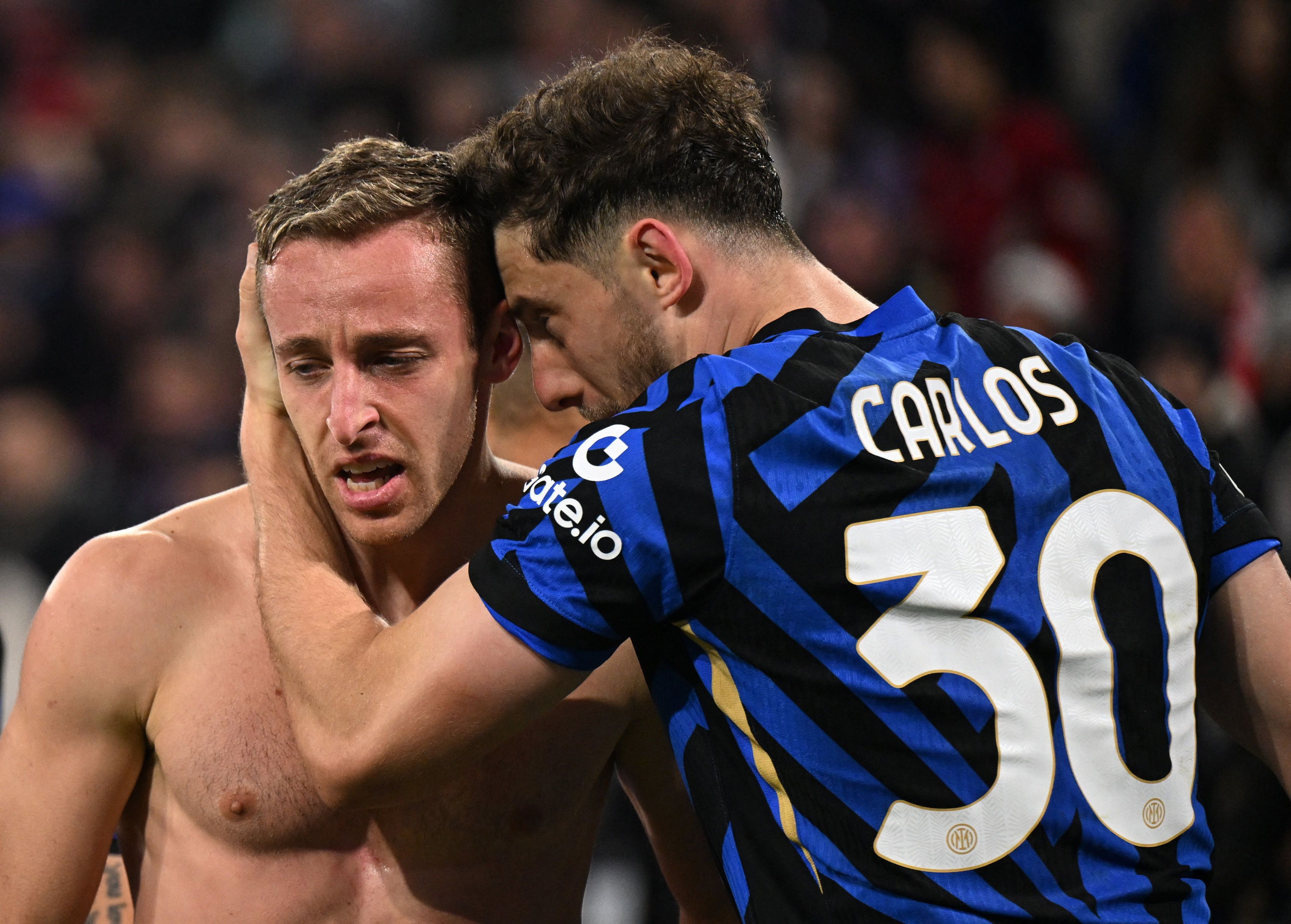 Bei Davide Frattesi flossen nach dem Siegtreffer gegen Bayern München die Tränen. 