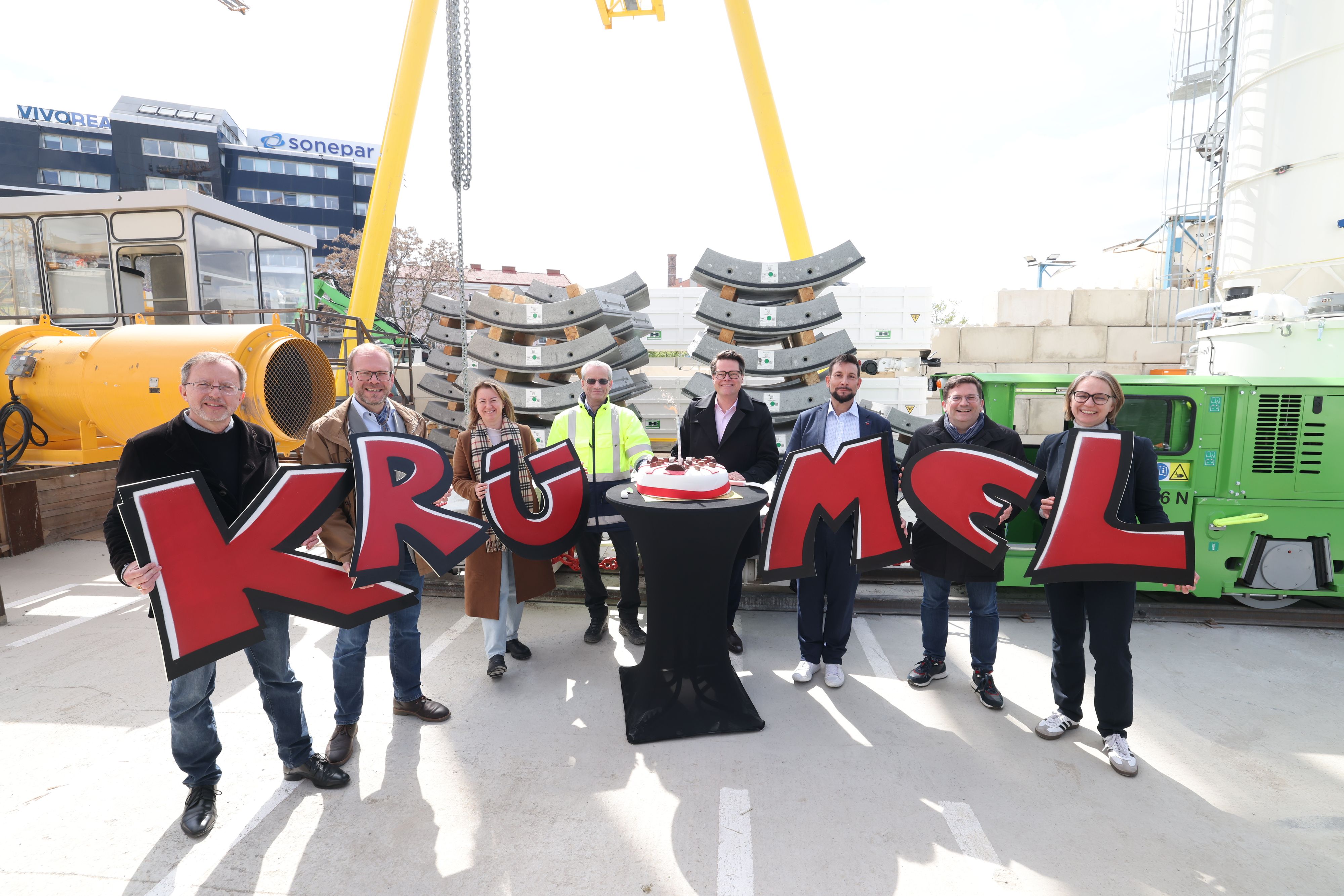 Die Wiener Politik feierte die Taufe des Superbohrers auf den Namen 