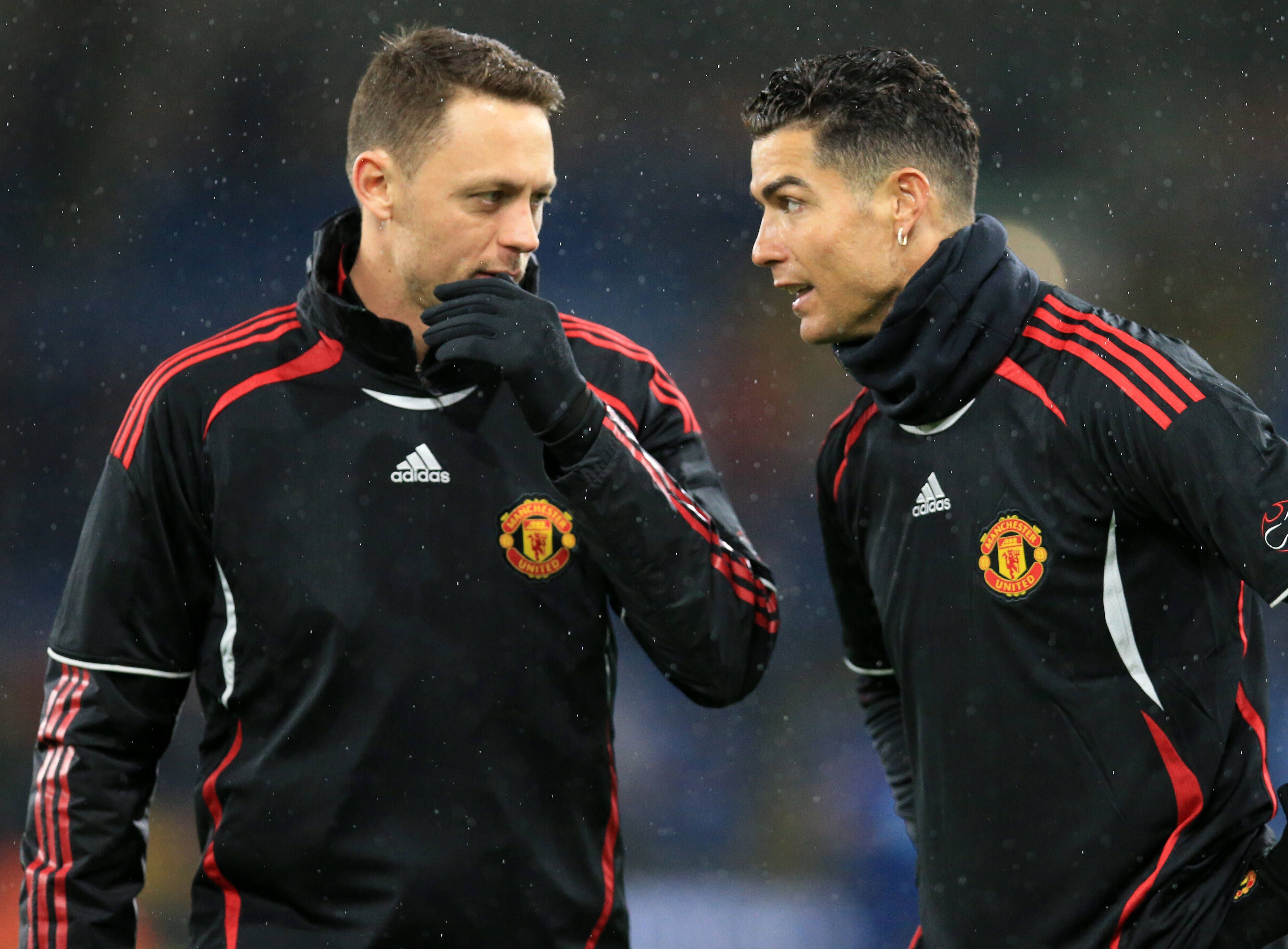 Nemanja Matic im Gespräch mit seinem damalige Teamkollegen Cristiano Ronaldo