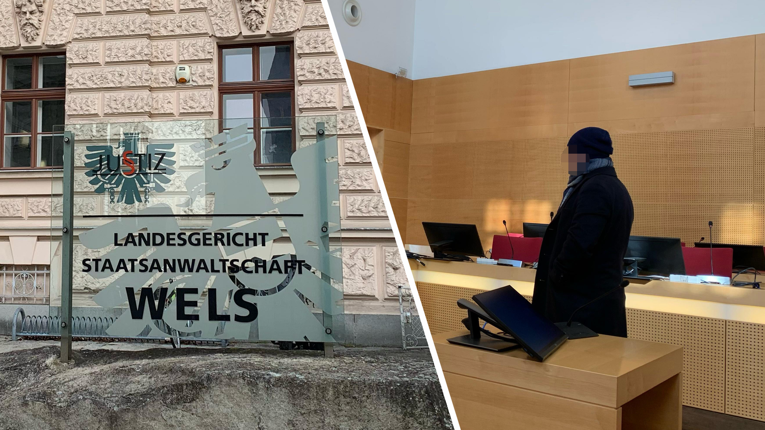 Für ihn wird es jetzt ernst: der Angeklagte (61) im Kellermayr-Prozess kurz vor Start des letzten Verhandlungstages.